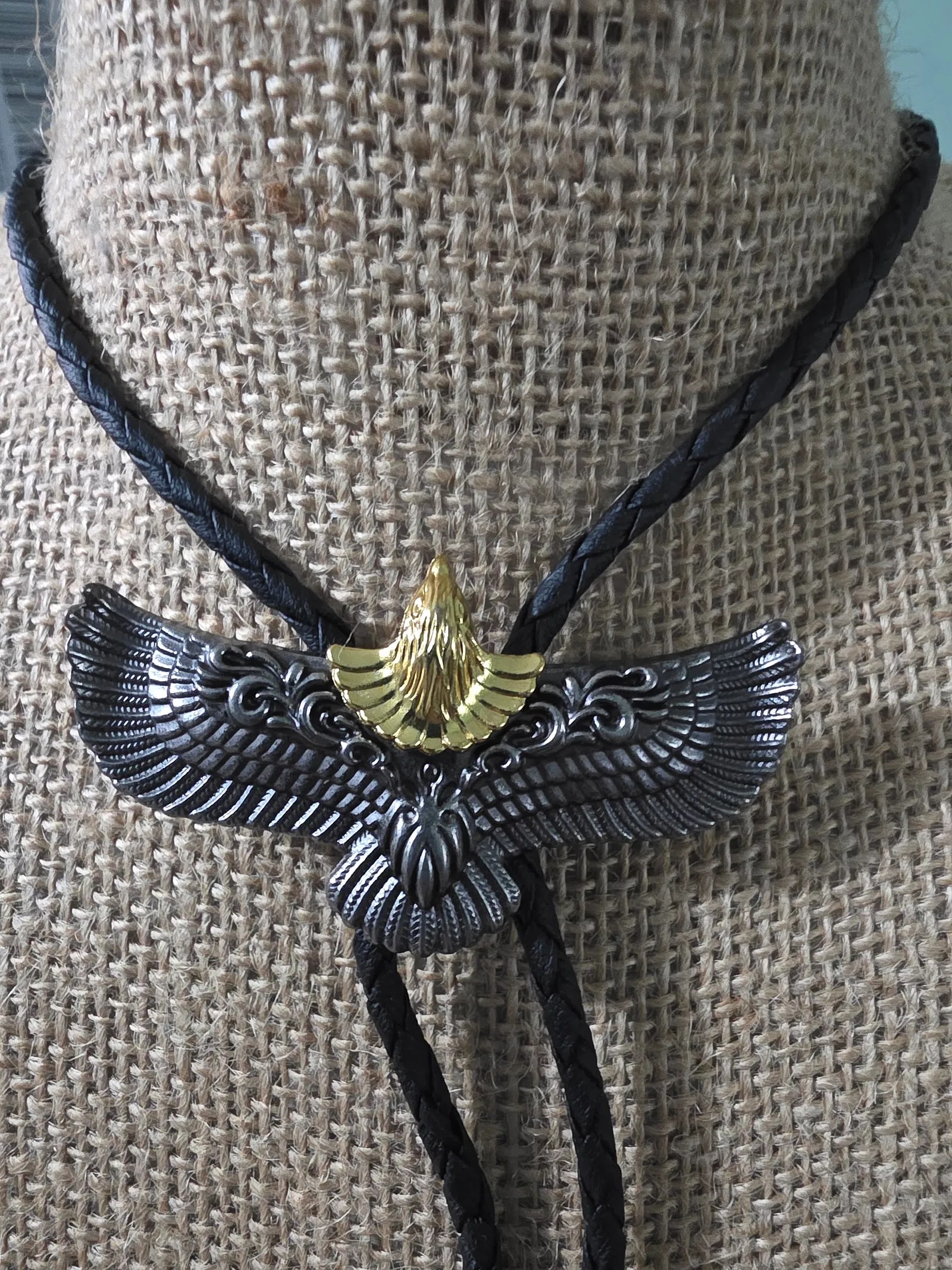 Flying Eagle Bolo Tie - 2