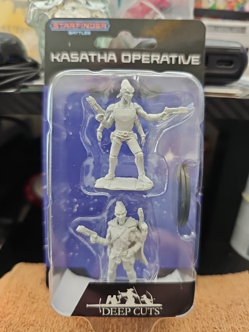 Starfinder Deep Cuts Unpainted Miniatures: W15 Kasatha Operative (1 of 1)