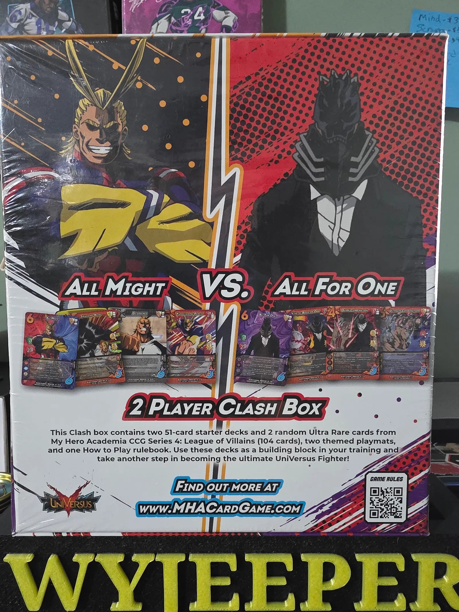 My Hero Academia 2-Player Rival Box All Might VS All For One - 2