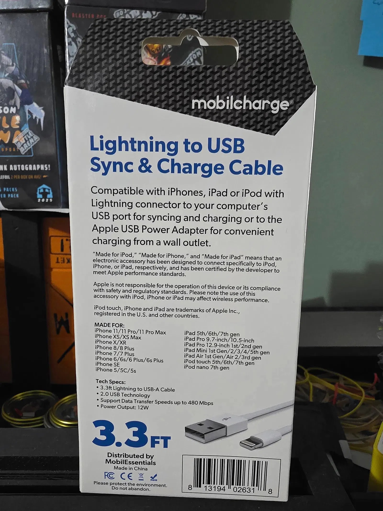 MobileCharge Micro to USB Syn & Charge Cable 3.3ft - 2