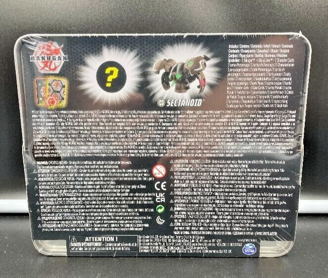 Bakugan Baku-Tin, Sectanoid Premium Collectors Storage Tin with Mystery Bakugan - 2