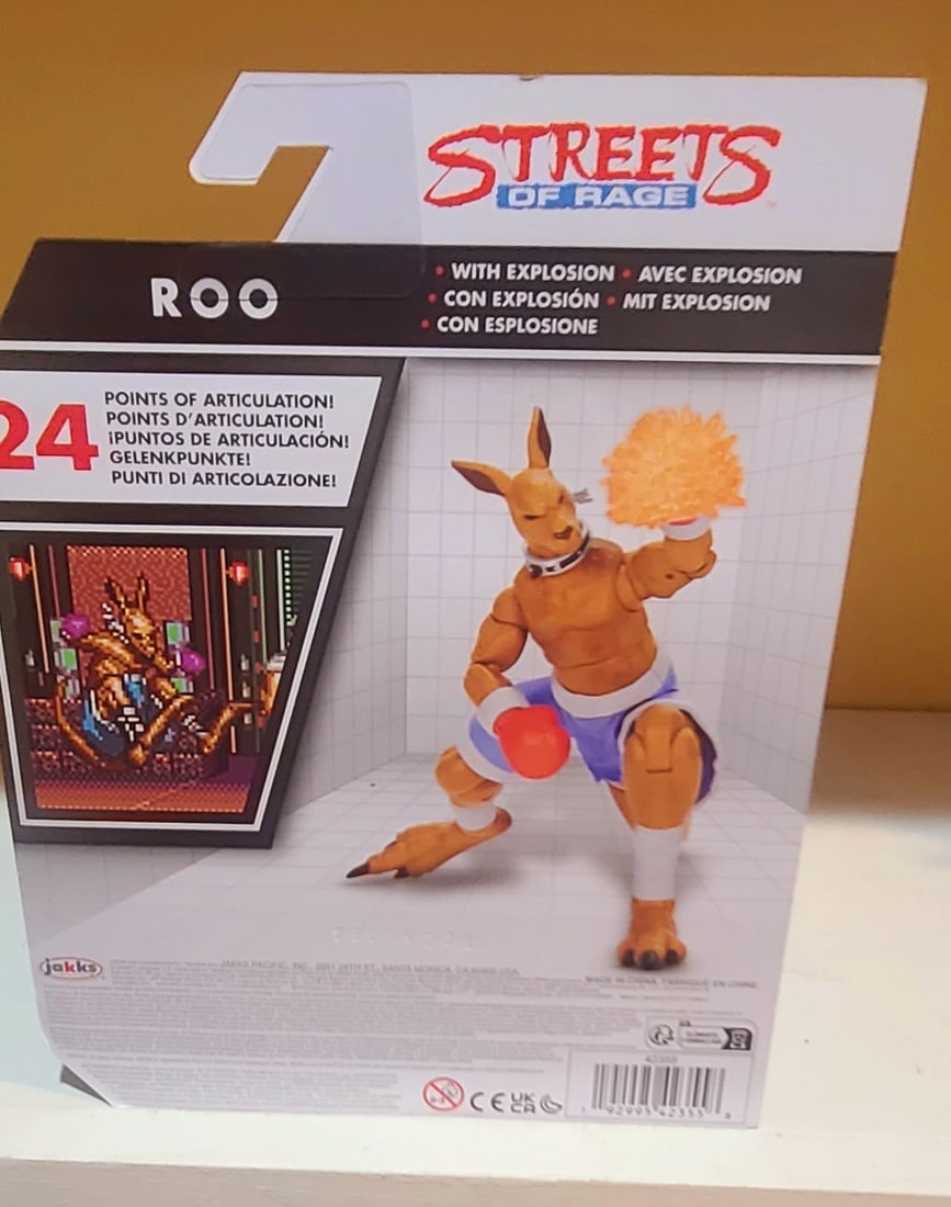 Streets Of Rage Roo (42355) 2024 Jakks Pacific Sega Figure 4.5" - 2