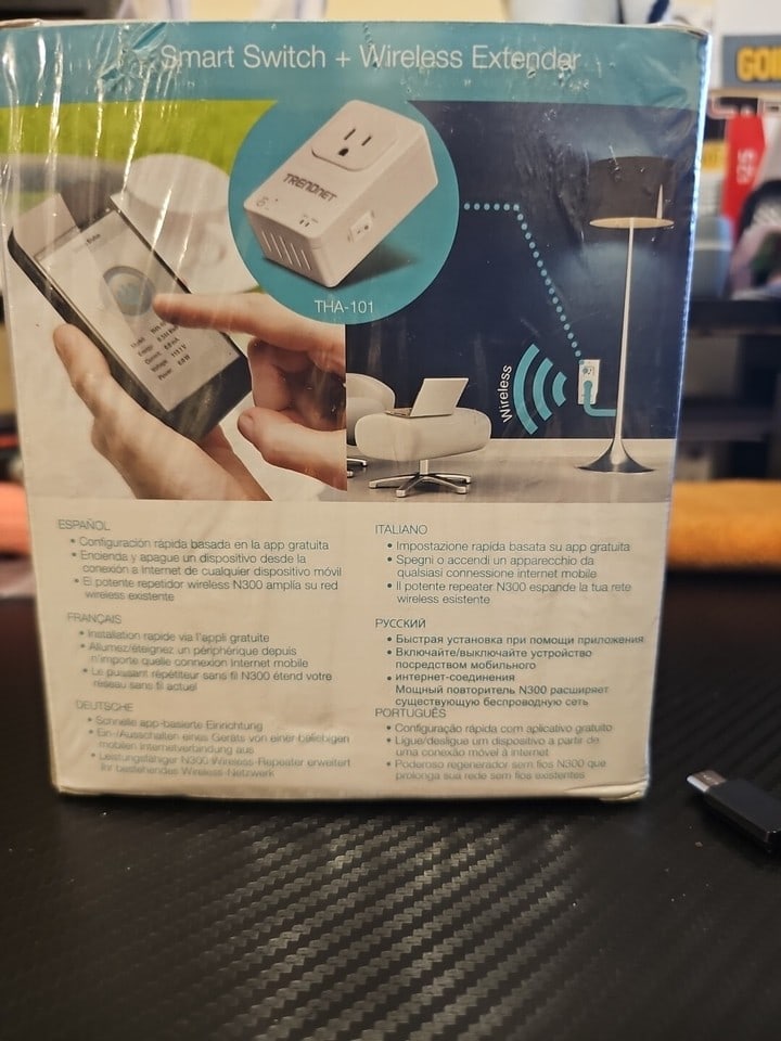 TRENDnet Cat. # THA-101 Home Smart Switch with Wireless Extender - 2