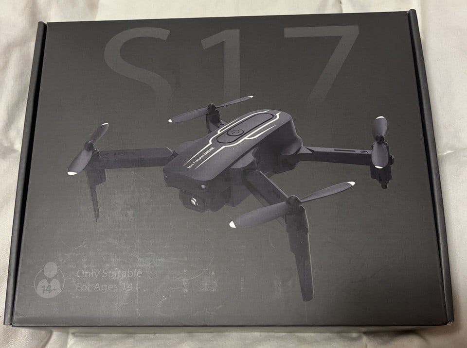 Mini Drone with Camera for Adults Kids - 1080P HD FPV Drones Black: Take your adventures to the sky with the S17 4K Foldable Drone. Designed for both beginners and experienced flyers, this compact quadcopter delivers smooth flight performance and stunning aerial visua