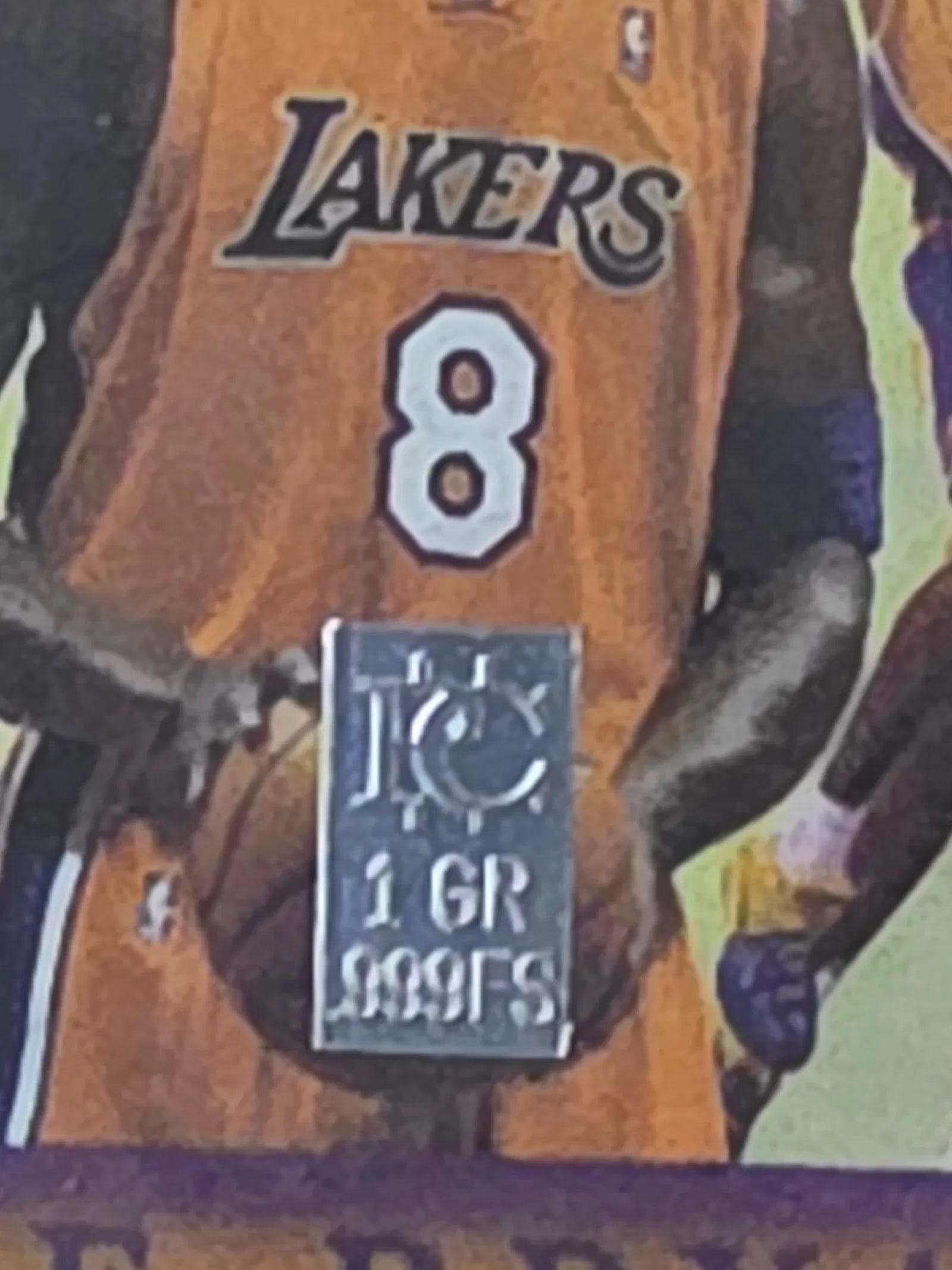 Kobe Bryant "Million Dollar Bill" Poster Novelty Collector's LA Lakers Tribute - 3