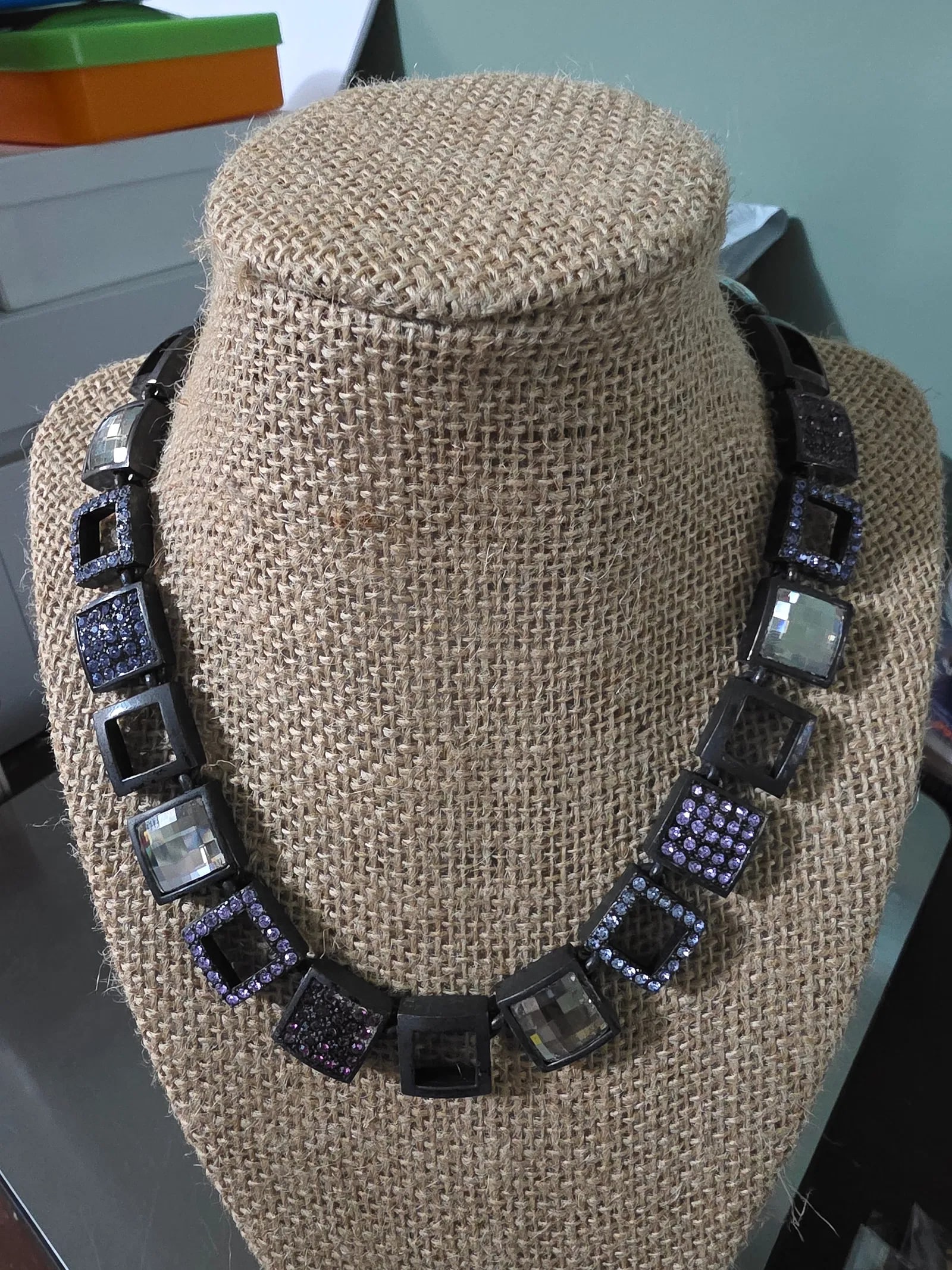 MM Crysdtal Necklace made with Swarovski Elements W/cert of evalutation (1 of 4)