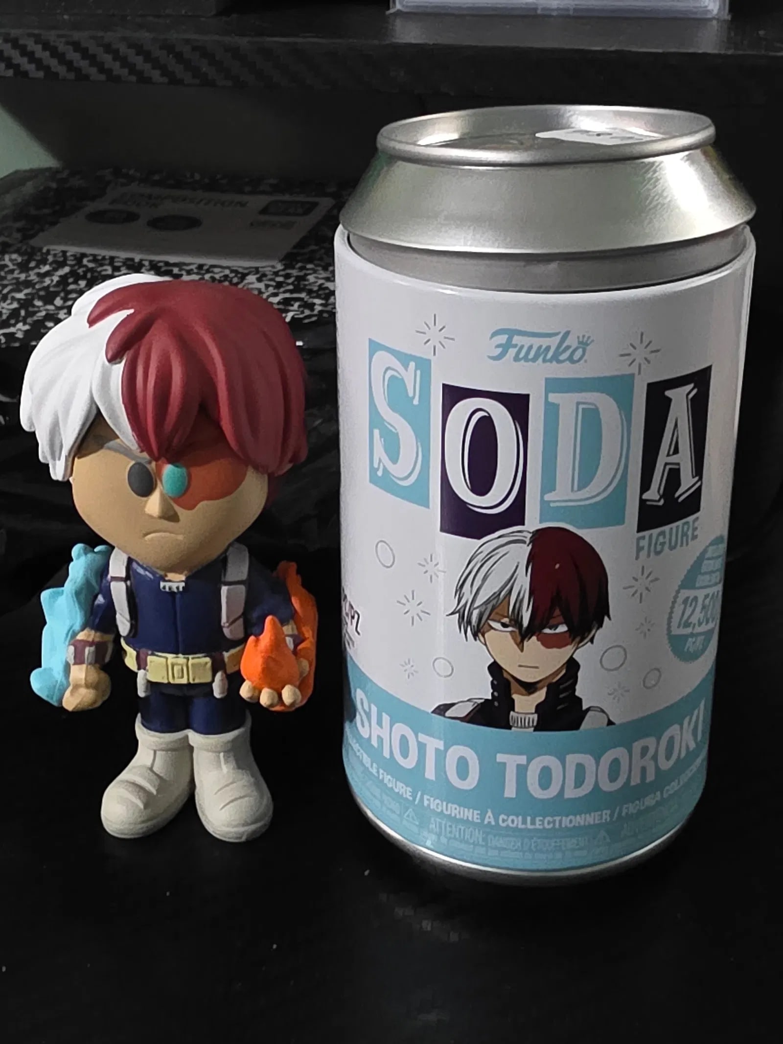 Chance of CHASE! Funko Soda Figure My Hero Academia Shoto Todoroki 12500 Pieces: Funko Soda Figure Shoto Todoroki My Hero Academia.Wielding the power of fire in one hand and ice in the other, Shoto Todoroki faces the competition with a fierce gaze. Inheriting both his parents' qui
