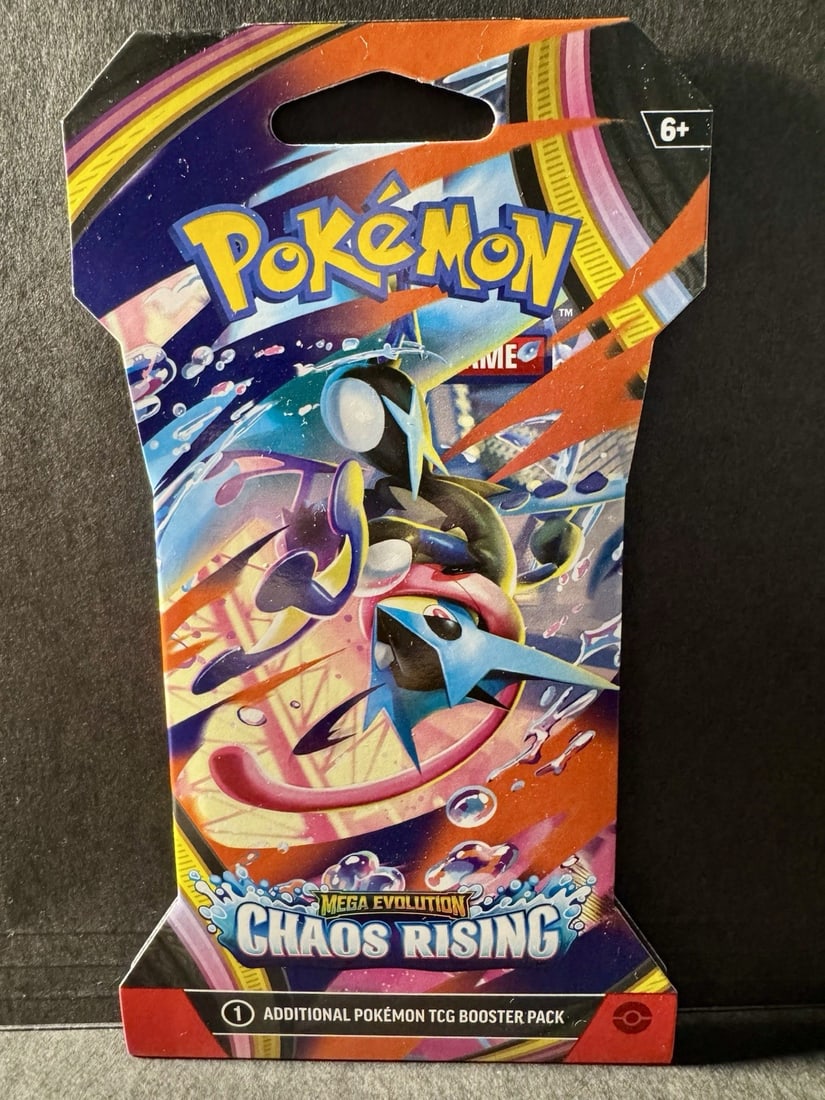 Pokemon TCG Mega Evolution Chaos Rising sleeved Booster Pack English (1 of 1)