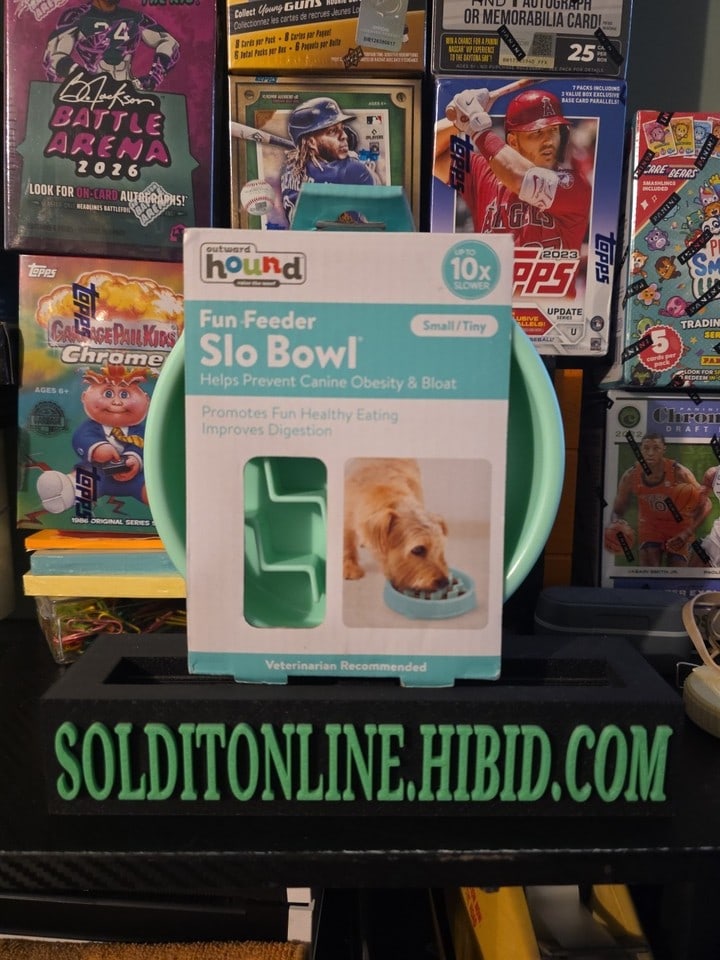 Outward Hound Fun Feeder Slo Bowl - Mint Wave, Small/Tiny: The Outward Hound Fun Feeder Slo Bowl in Mint Wave is a small/tiny-sized slow feeder specifically designed for puppies, like Affenpinscher. Made of BPA-free plastic in a teal color, this portable and 