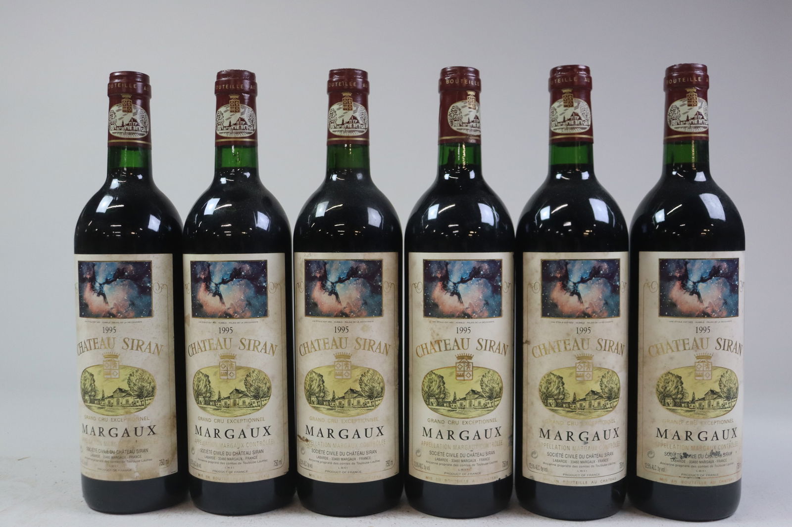 Château Siran 1995: Château Siran 1995 Margaux U. IN or better, LSCL R 12 bottles Per lot €200 - 300 Size bottles Condition U. IN or better, LSCL