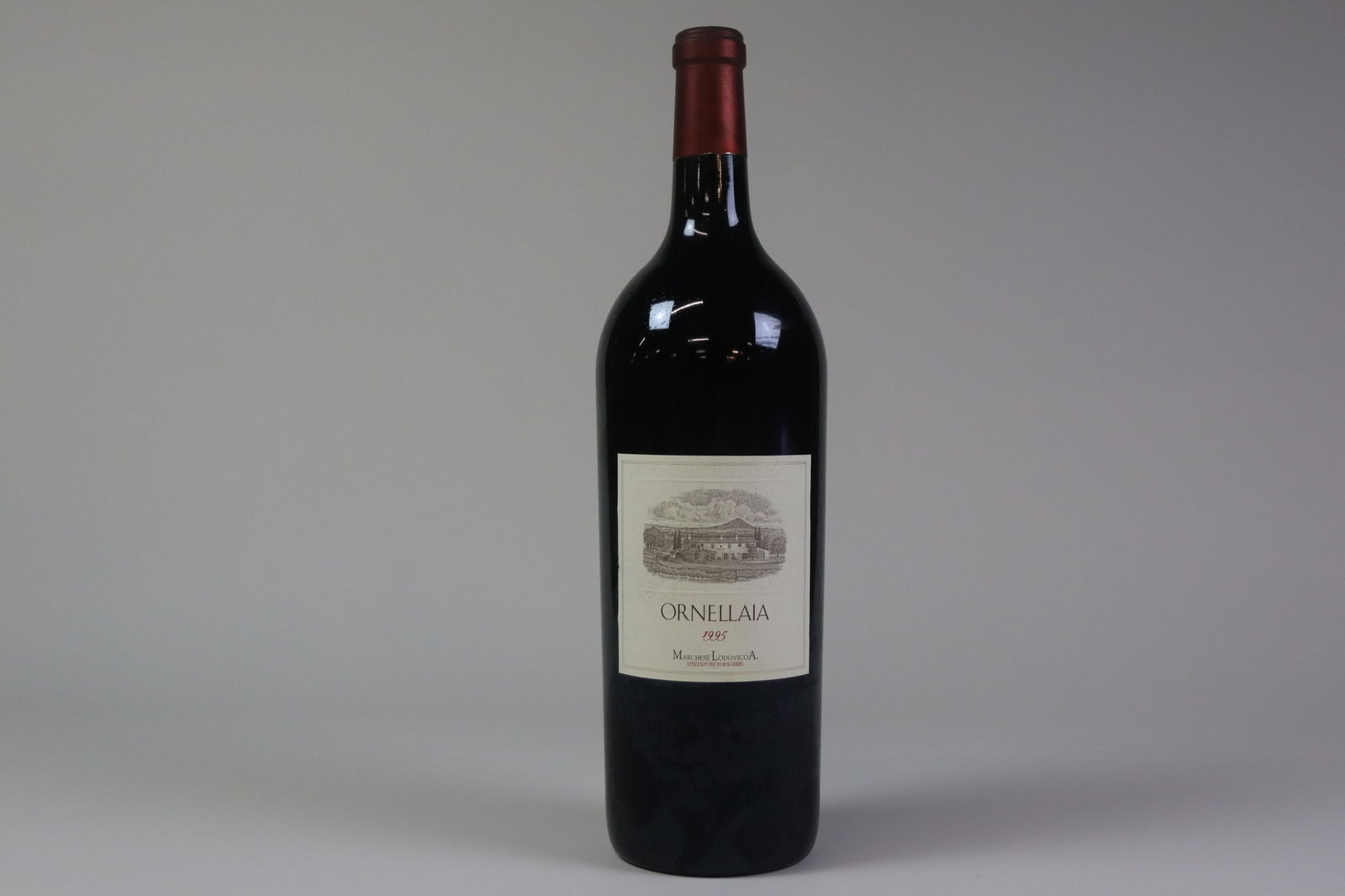 Ornellaia 1995: Ornellaia 1995 Tenuta dell' Ornellaia, Bolgheri U. IN, excellent appearance R 1 magnum - 1.5ltr Per lot €320 - 420Sizemagnum - 1.5ltrConditionU. IN, excellent appearanceExhibited(OWC)