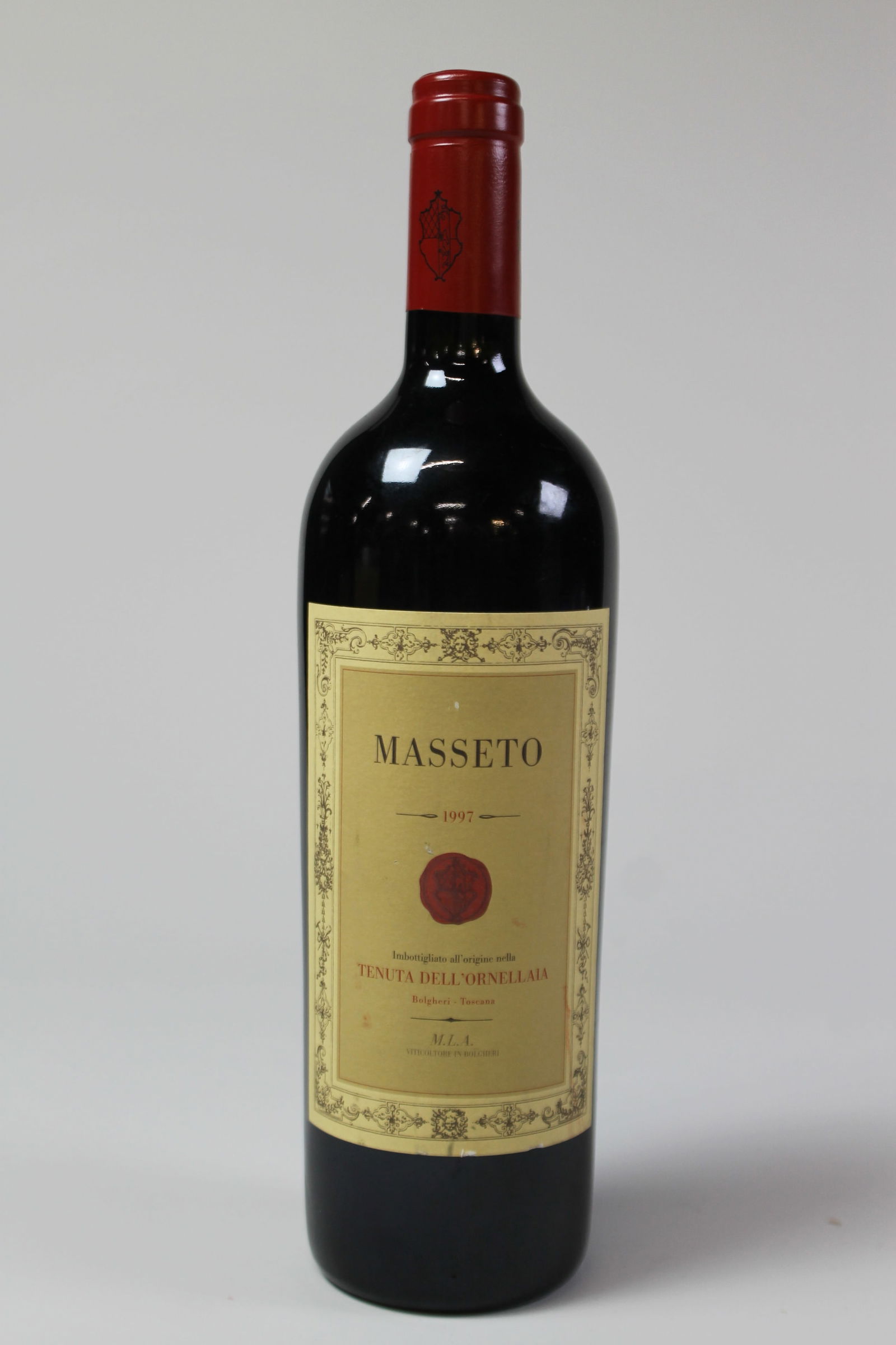 Masseto 1997: Masseto 1997 Tenuta dell' Ornellaia, Bolgheri U. BN, LNL R 1 bottle Per lot €650 - 850SizebottleConditionU. BN, LNL