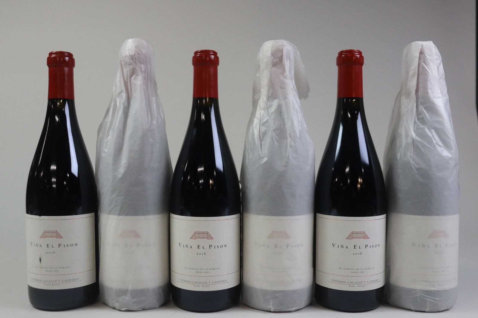 Rioja 'Viña El Pison' 2016: Rioja 'Viña El Pison' 2016 Bodegas y Viñedos Artadi, Laguardia Excellent level and appearance R 6 bottles Per lot €900 - 1200 Size bottles Condition Excellen