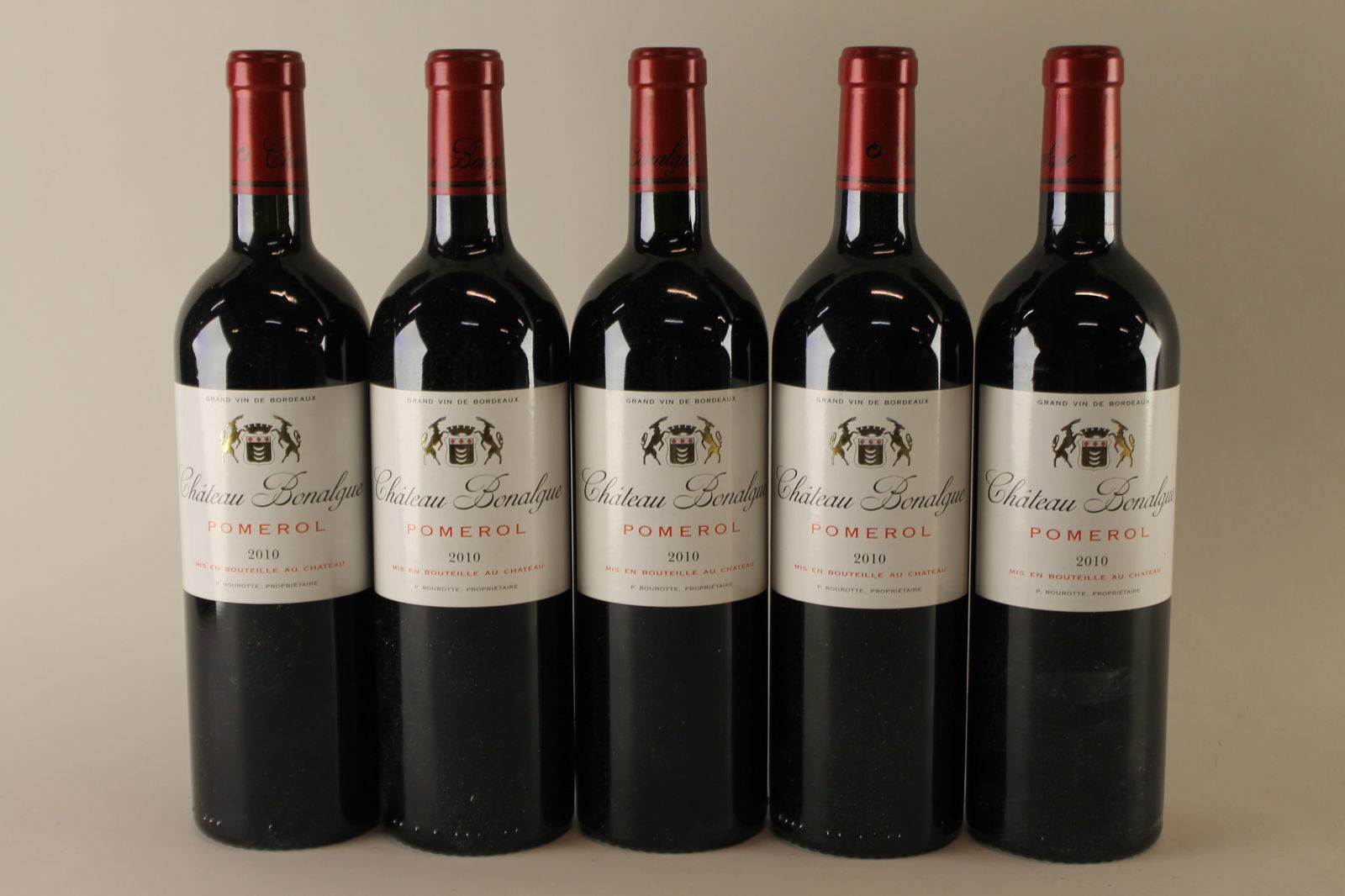 Mixed Lot Bordeaux 2009/2010: Château Les Ormes de Pez 2009 Saint-Estèphe, Cru Bourgeois U. IN, 1SCL R 5 bottles Château Bonalgue 2010 Pomerol U. IN, excellent appearance R 5 bottles Per lot &#