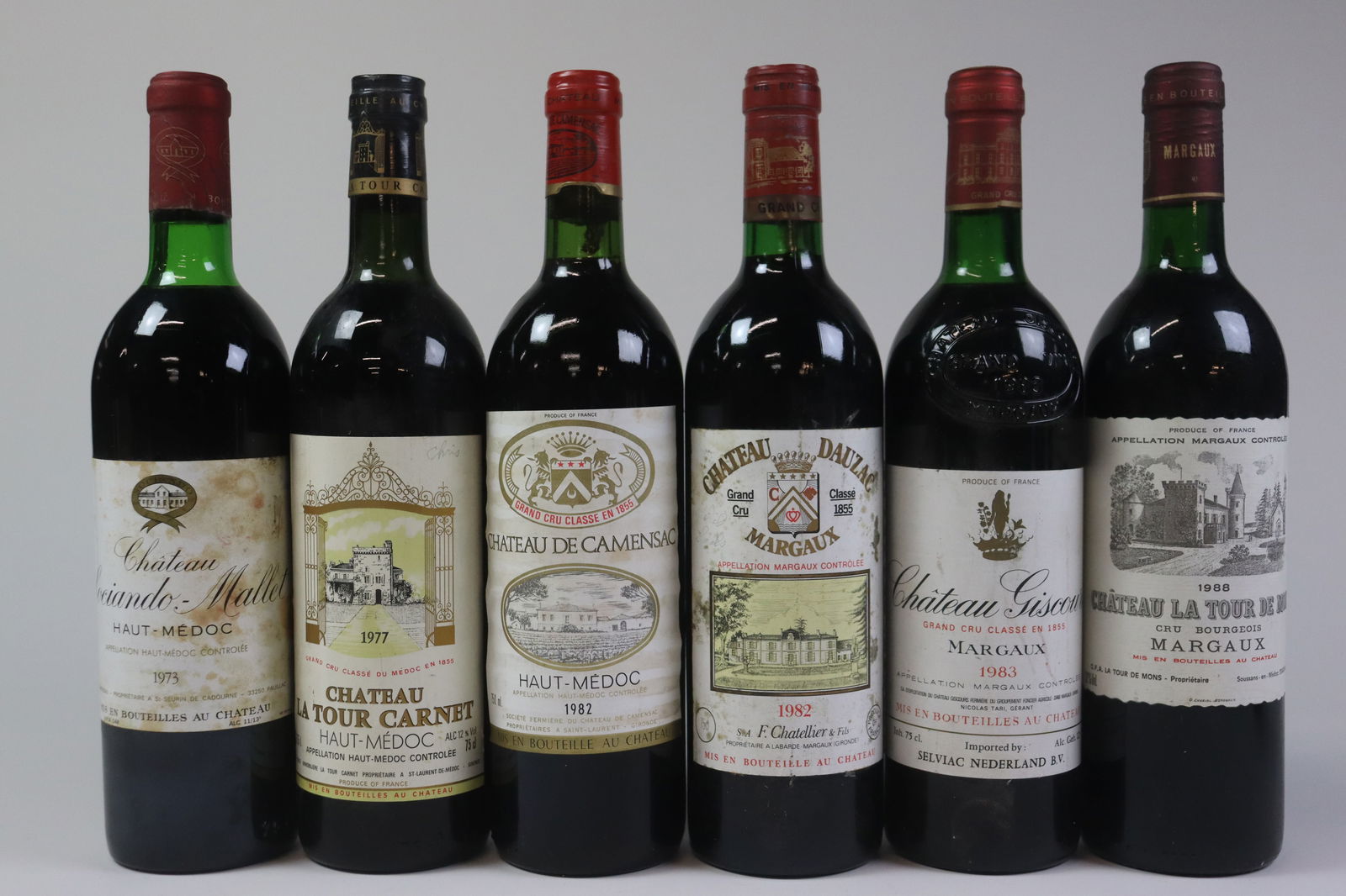 Mixed Lot Bordeaux 1973-2007 (1 of 3)