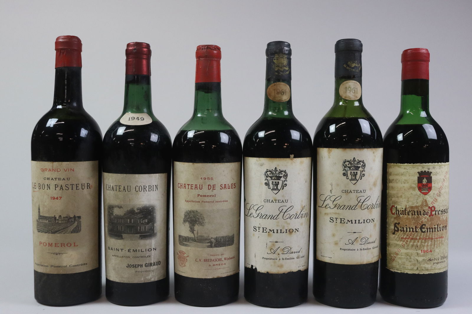 Mixed Lot Bordeaux 1947-1964 (1 of 1)