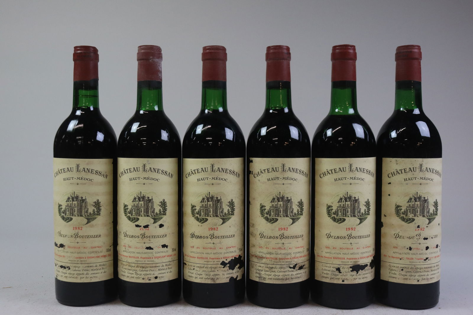 Château Lanessan 1982: Château Lanessan 1982 Haut-Médoc, Cru Bourgeois U. TS or better, LSTL, LSCL R 12 bottles Per lot €260 - 360 Size bottles Condition U. TS or better, LSTL, LSC