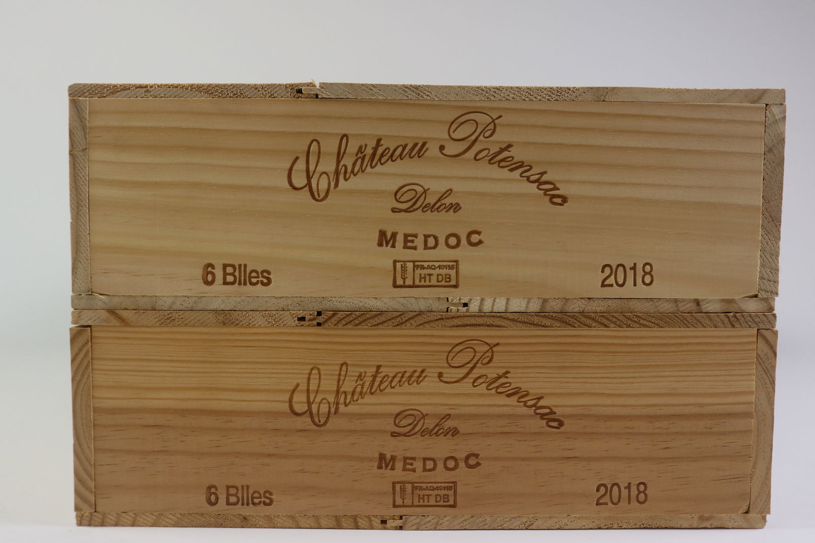 † Château Potensac 2018: Château Potensac 2018 Médoc, Cru Bourgeois Excellent level and appearance R 12 bottles Per lot €150 - 200SizebottlesConditionExcellent level and appearanceProvenance† - Please