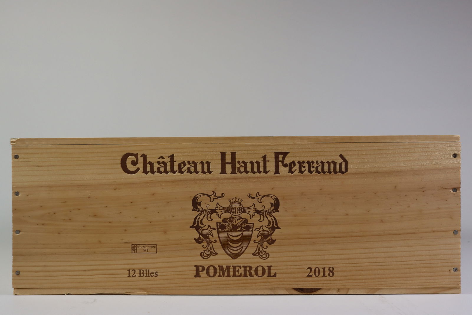 † Château Haut Ferrand 2018: Château Haut Ferrand 2018 Pomerol Excellent level and appearance R 12 bottles Per lot €220 - 320SizebottlesConditionExcellent level and appearanceProvenance† - Please note that lots