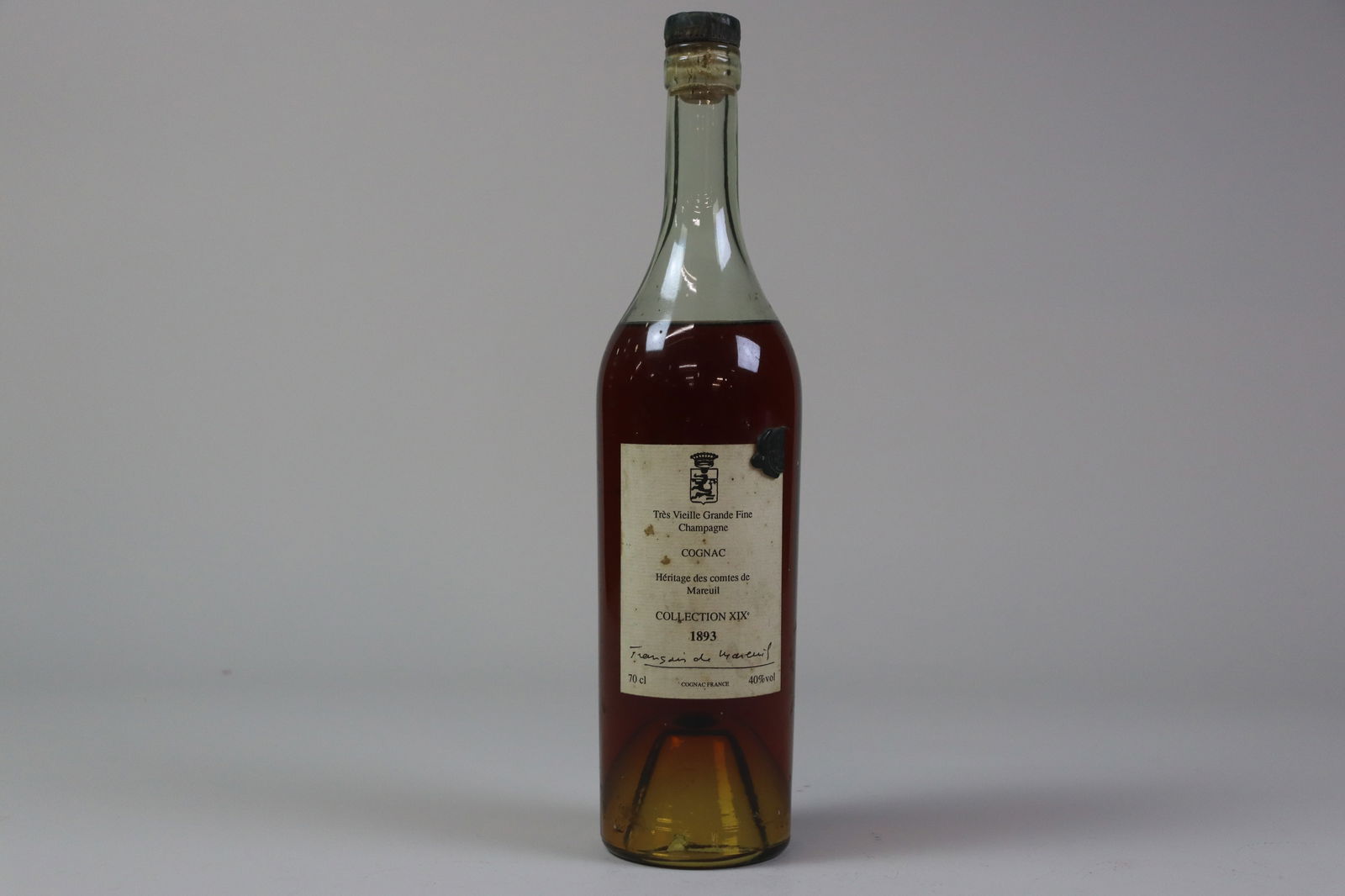 Très Vieille Fine Champagne Cognac 'Collection XIX' 1893 (1 of 1)