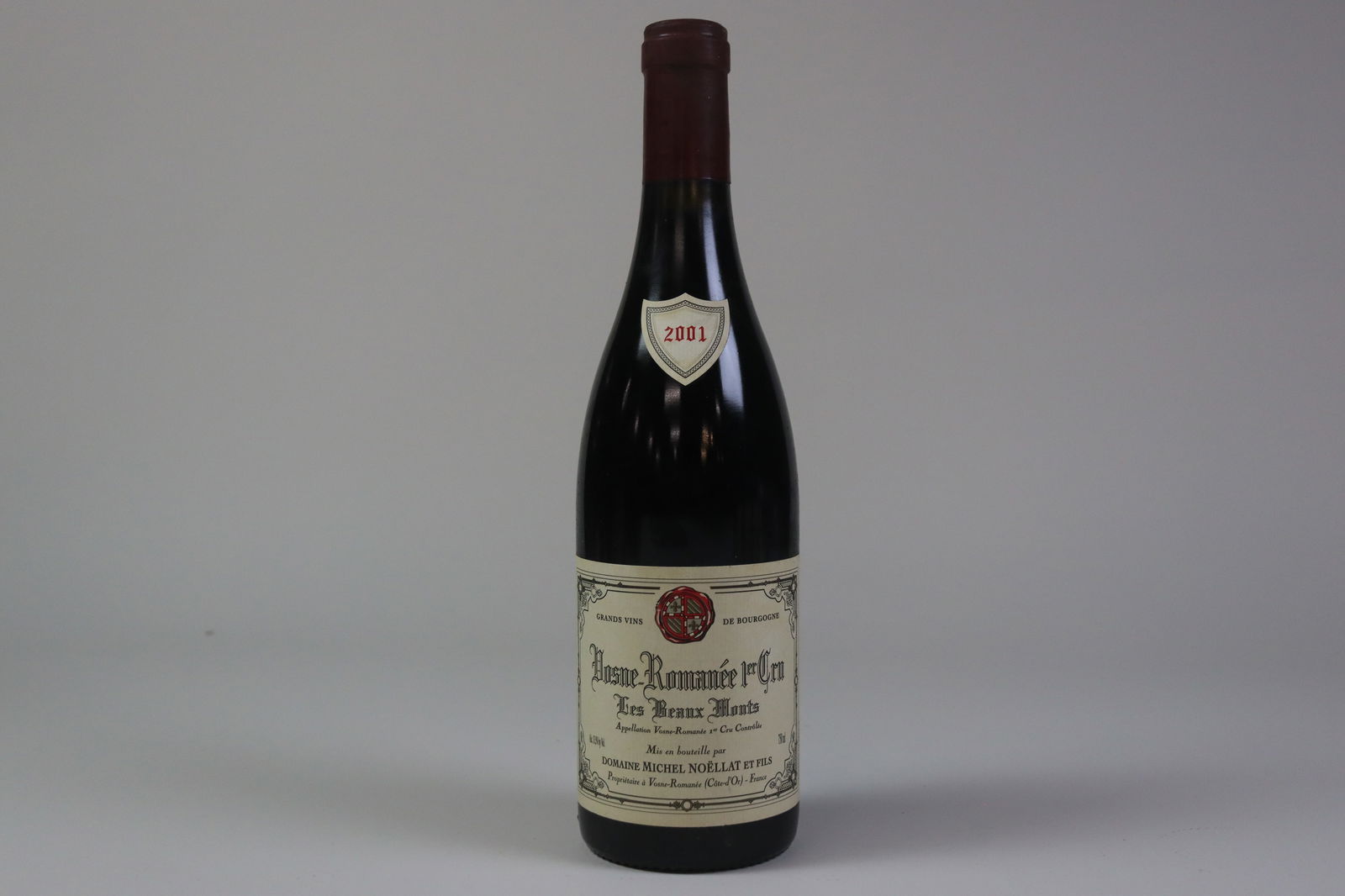 Vosne-Romanée 'Les Beaux Monts' 1er Cru 2001: Vosne-Romanée 'Les Beaux Monts' 1er Cru 2001 Domaine Michel Noëllat et Fils, Vosne-Romanée Excellent level and appearance R 1 bottle Per lot €60 - 80 Size bottle <