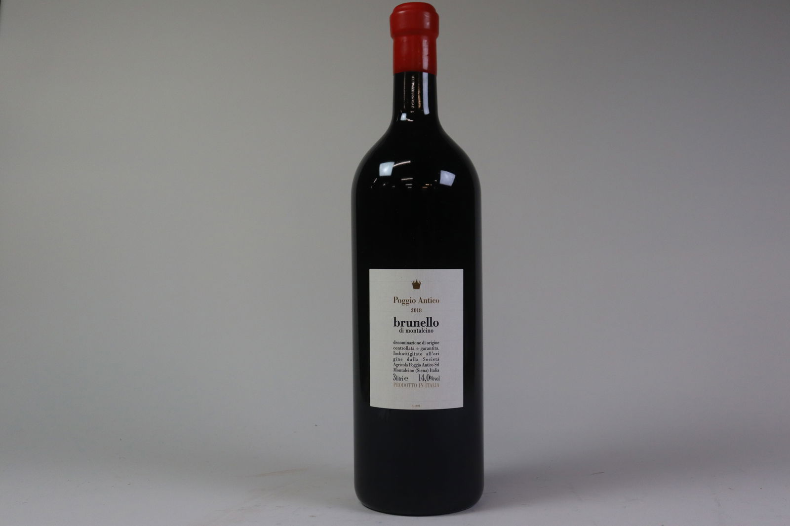 † Brunello di Montalcino Riserva 2018: Brunello di Montalcino Riserva 2018 Poggio Antico, Montalcino Excellent level and appearance R 1 double magnum - 3ltr Per lot €240 - 340 Size double magnum - 3ltr Condition