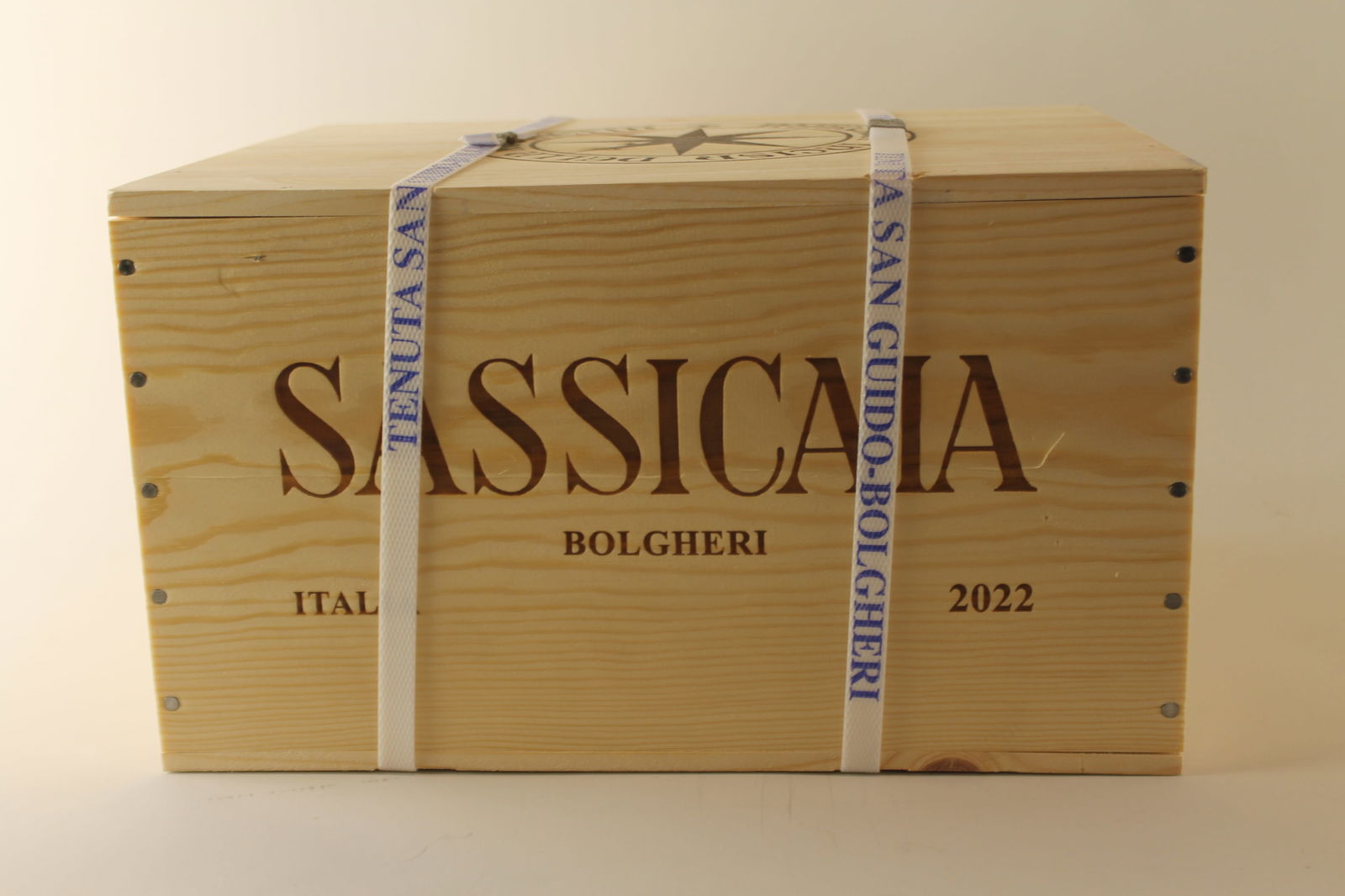 † Sassicaia 2022: Sassicaia 2022 Tenuta San Guido, Bolgheri Excellent level and appearance R 6 bottles Per lot €1200 - 1700SizebottlesConditionExcellent level and appearanceProvenance† - Please note that