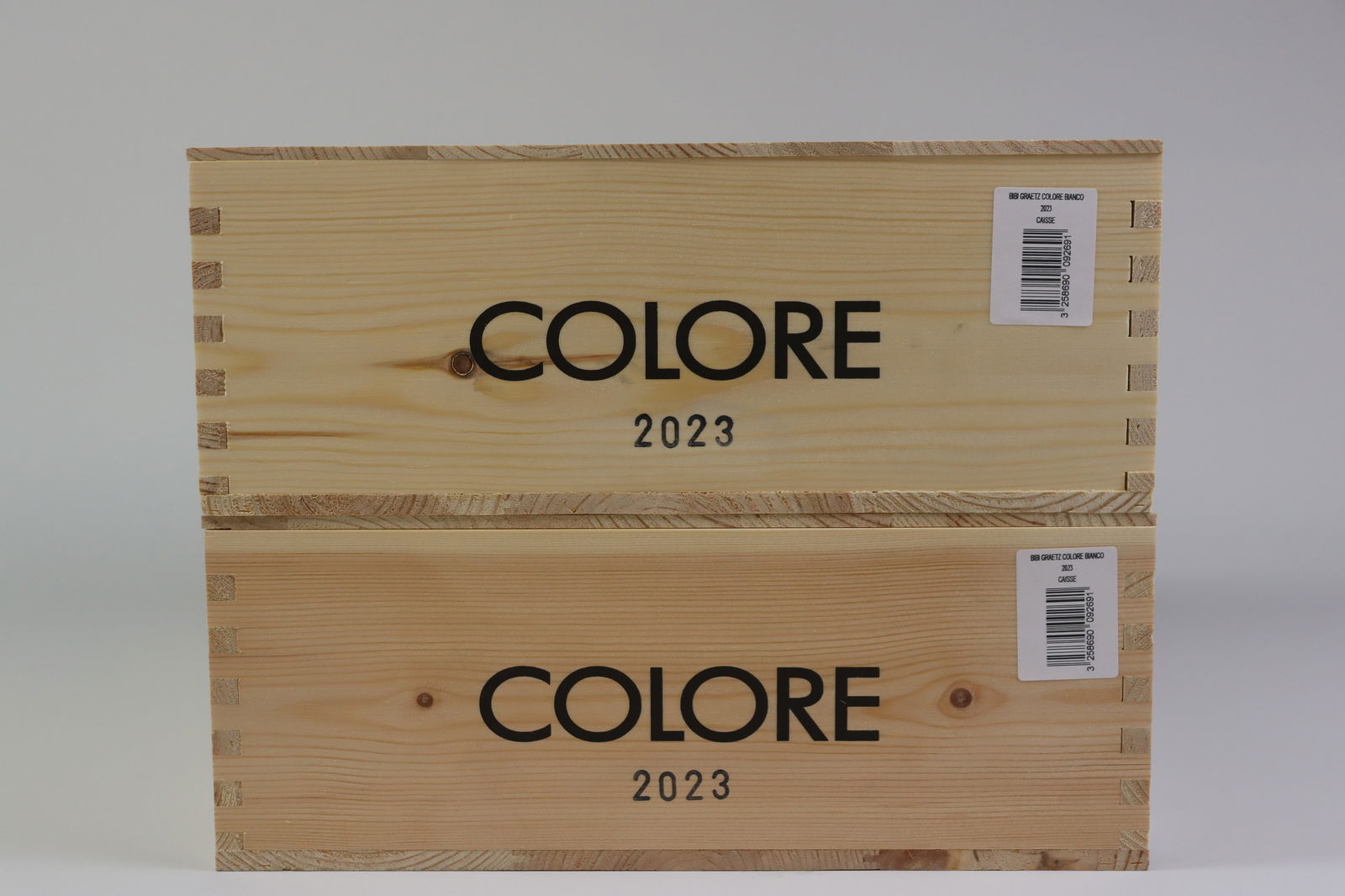 † Toscana IGT Bianco 'Colore' 2023: Toscana IGT Bianco 'Colore' 2023 Bibi Graetz, Fiesole Excellent level and appearance W 6 bottles Per lot €550 - 750SizebottlesConditionExcellent level and appearanceProvenance† - Please