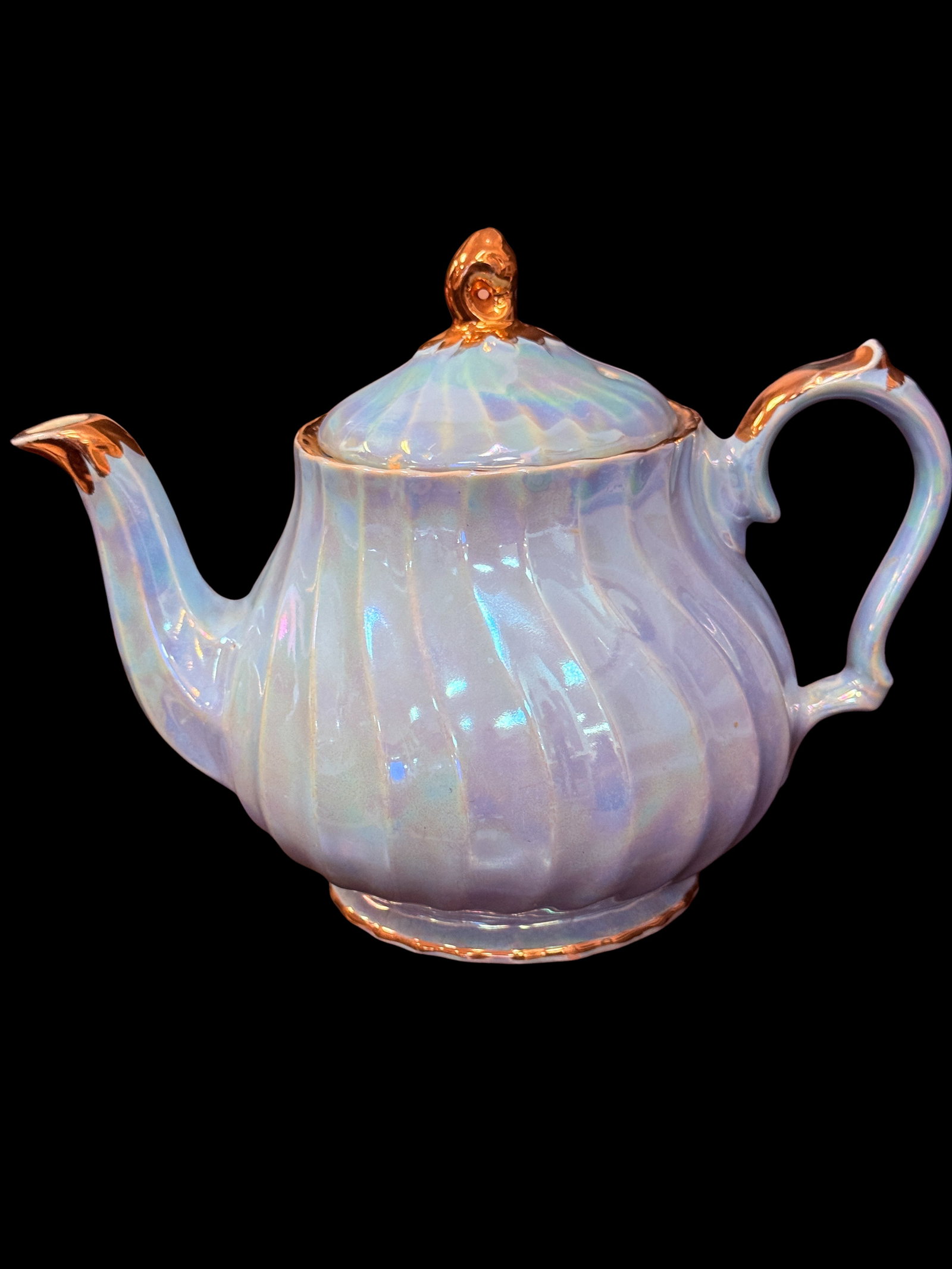 Sader Light Blue Lusterware Teapot (1 of 4)
