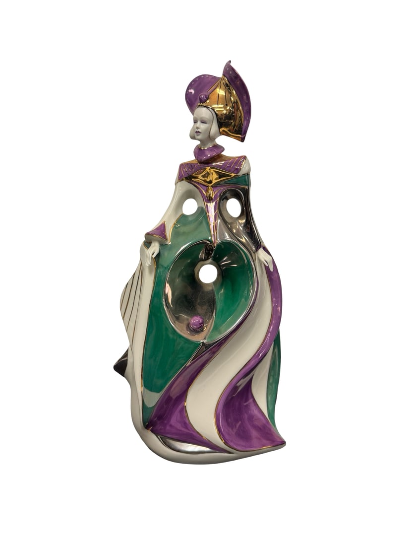 Galos Porcelain Art Deco Style Lady (1 of 5)