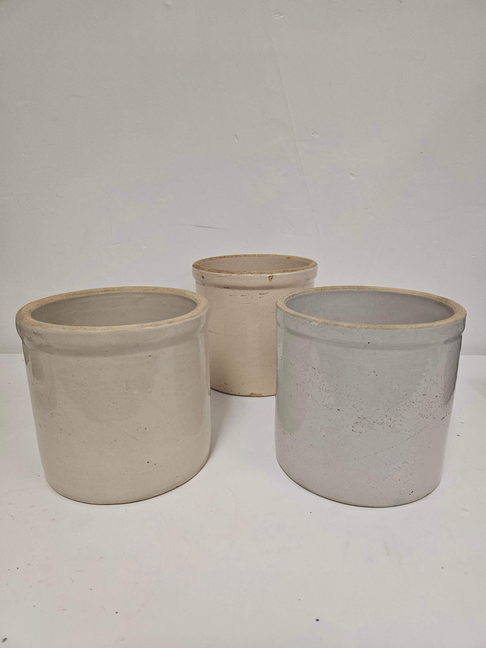 Trio of Vintage Salt-Glazed Stoneware (1 of 4)