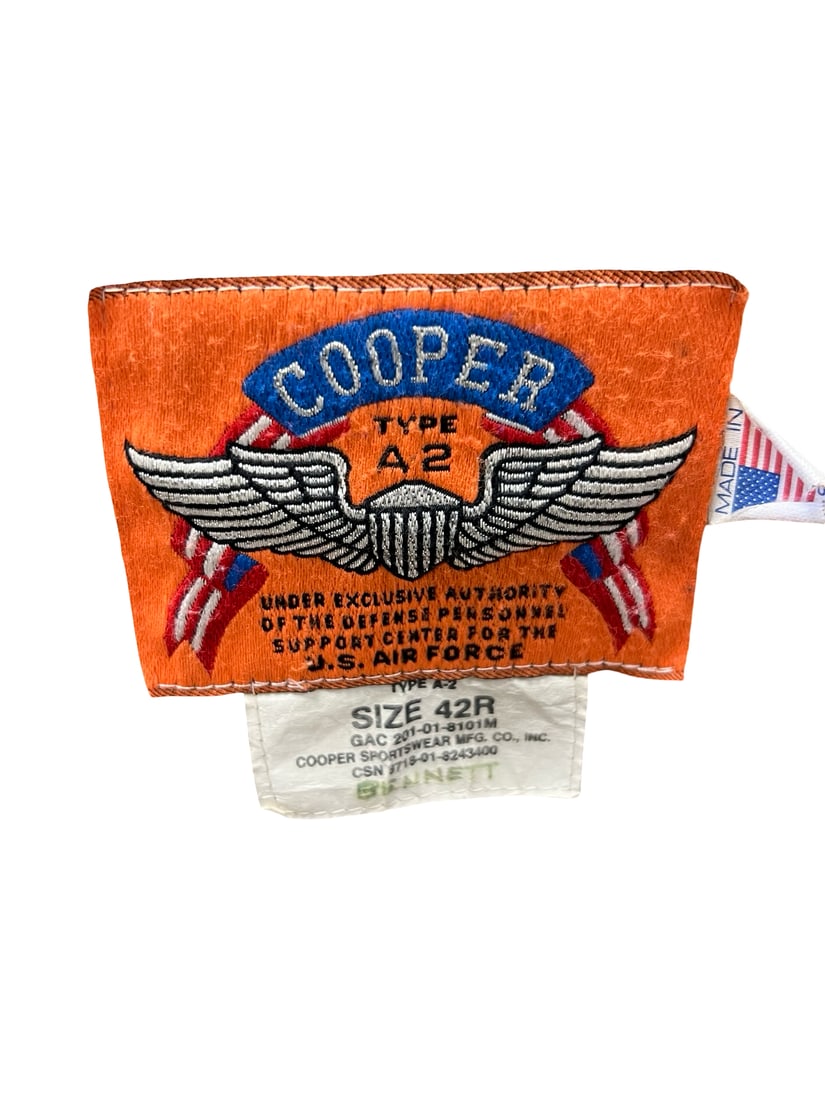 Cooper Type A-2 Leather Flight Jacket - 4
