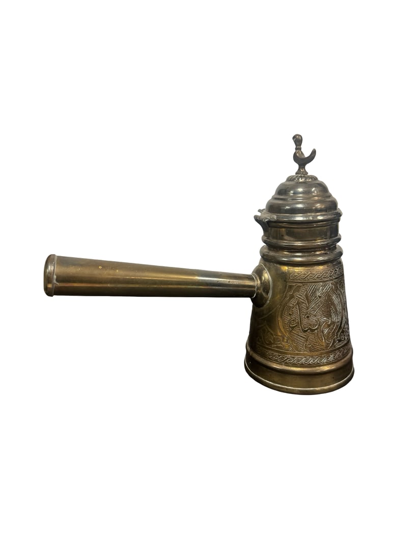 Ornate Dallah Coffee Pot Sikandar Metal (1 of 5)