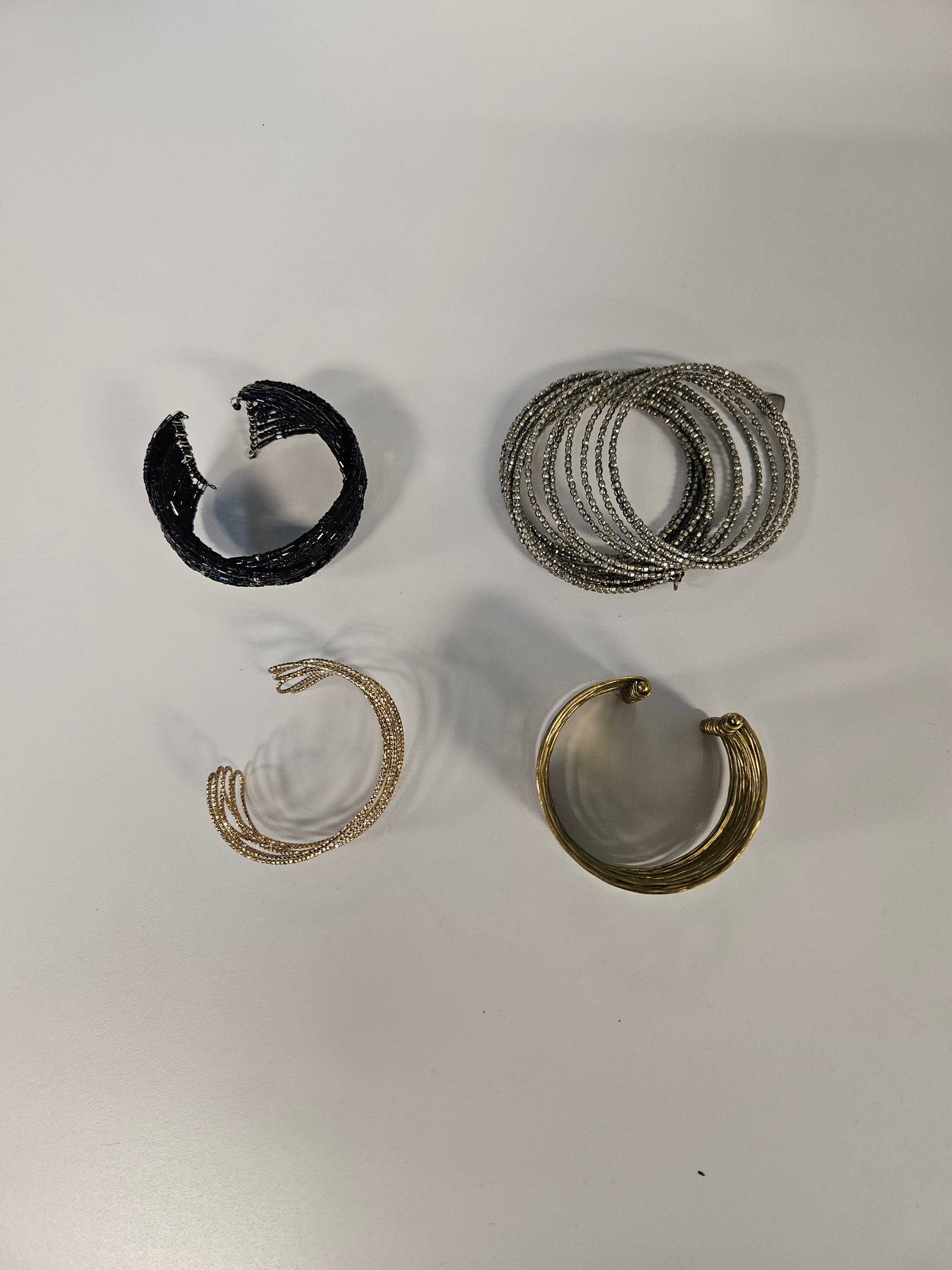 Assorted Fashion Cuff Bracelet Lot of 4 (1 of 8)
