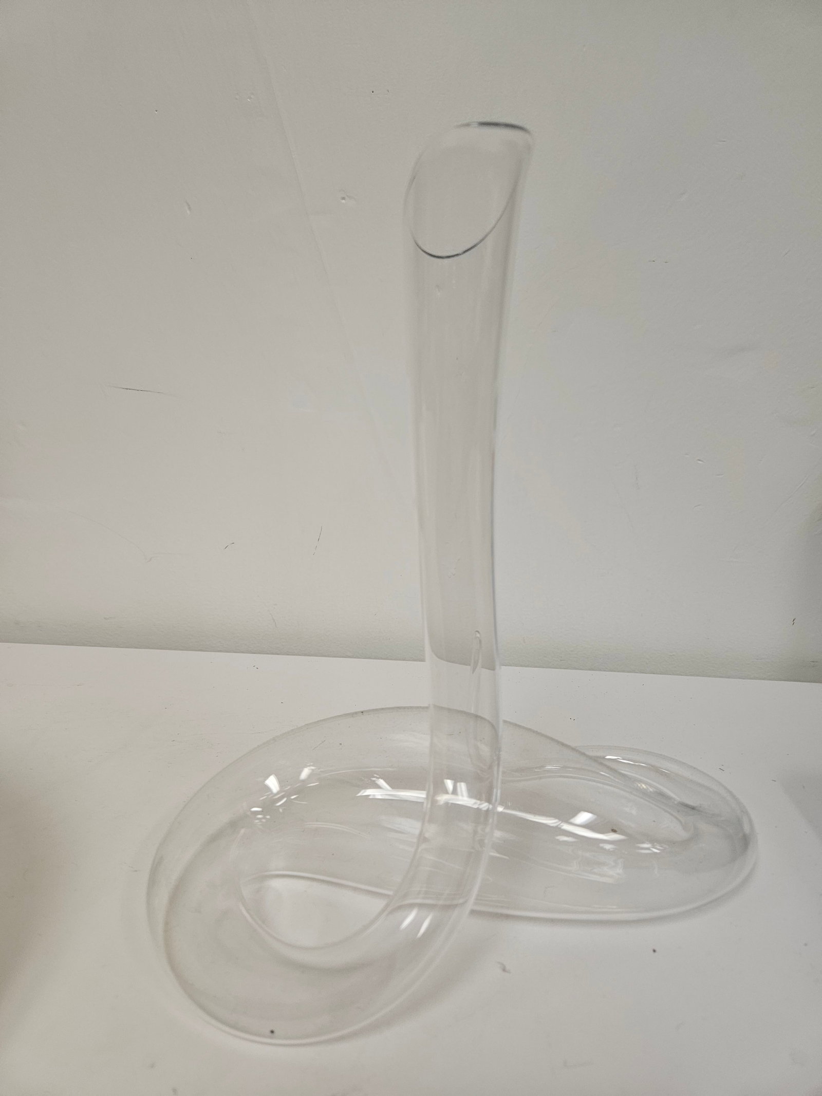 Modern Coiled Glass Wine Decanter (1 of 4)