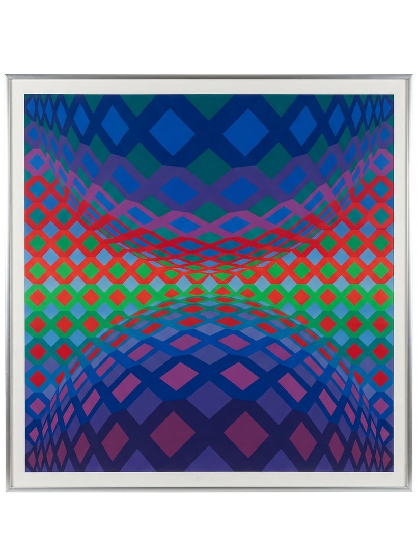 'Reech' Serigraph After Victor Vasarely (1 of 5)