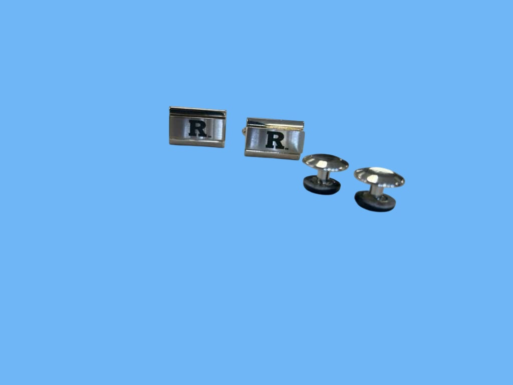 Rutgers University Cufflinks & Stud Set (1 of 3)