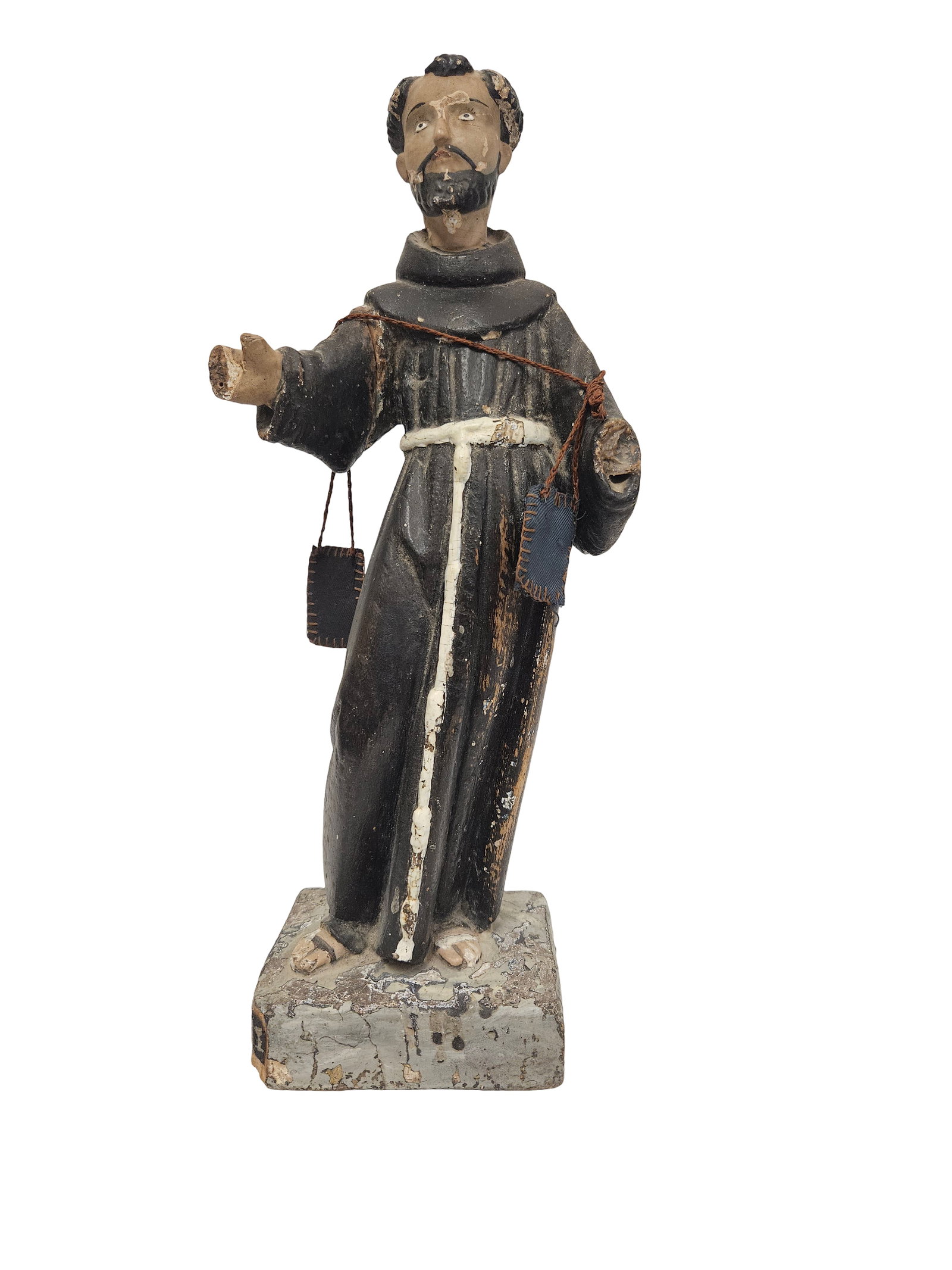 Vintage Carved Wood Santos Monk Figure (1 of 6)