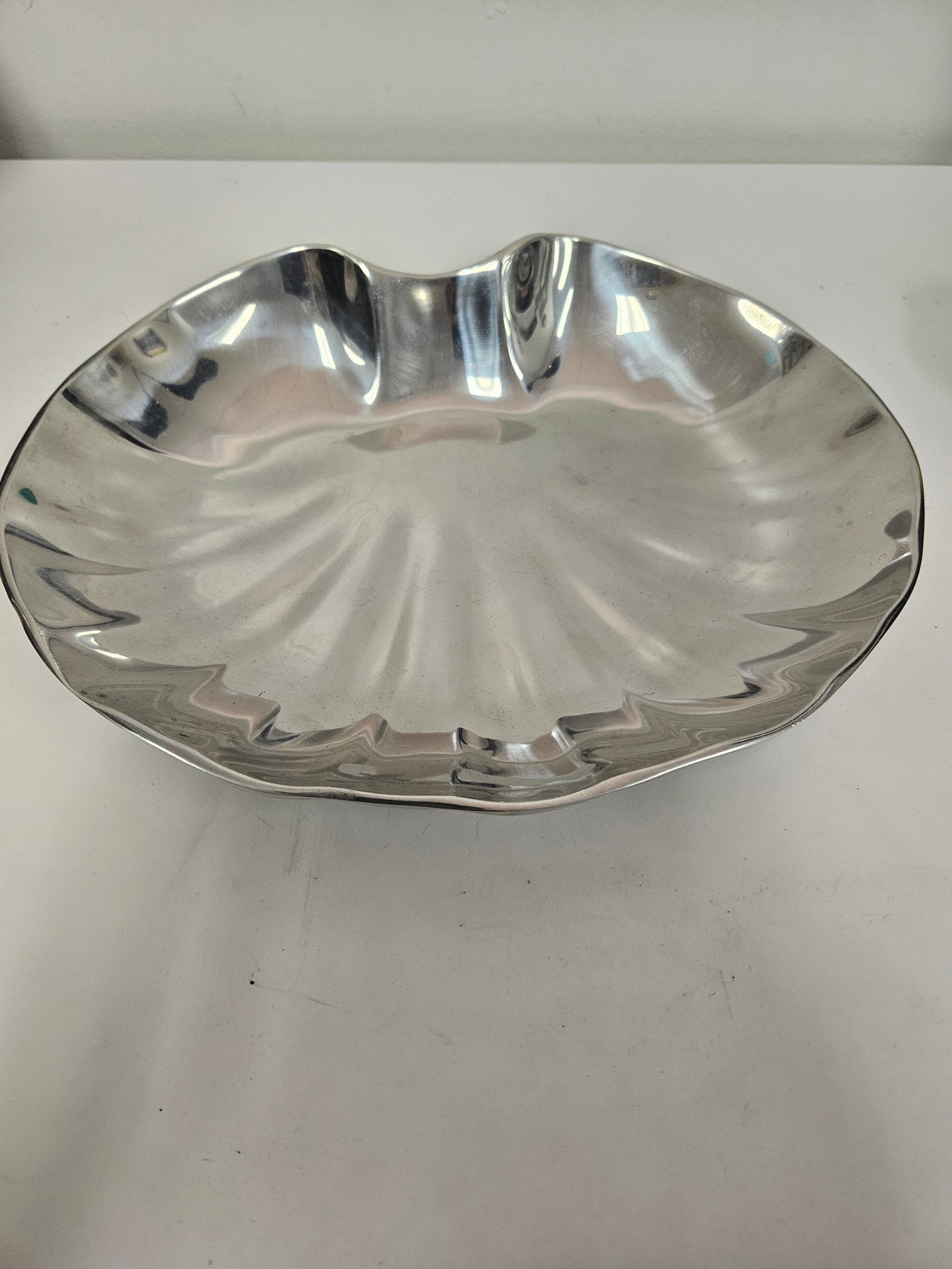 Old Town Imports Polished Aluminum Bowl (1 of 5)