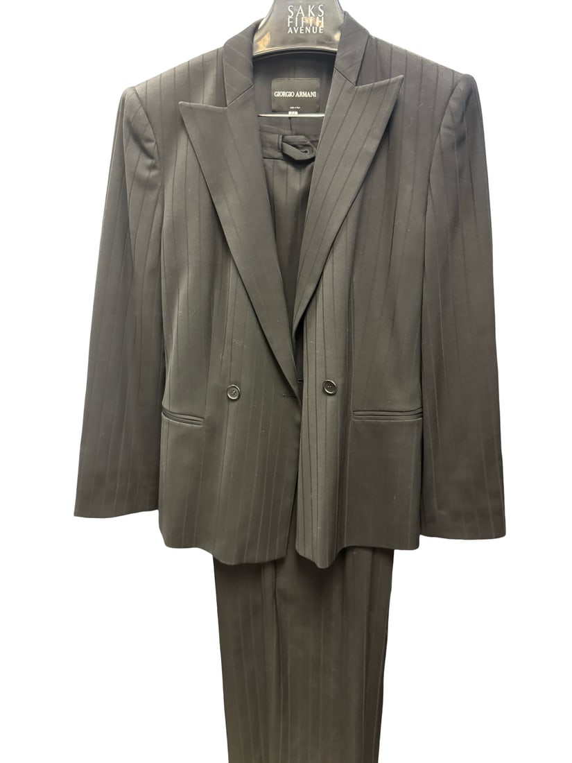 Giorgio Armani Pinstripe Suit Set, Size (1 of 6)