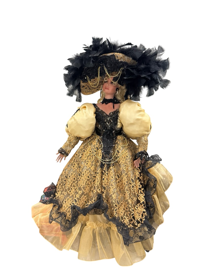 Ornate Victorian Style Porcelain Doll (1 of 4)