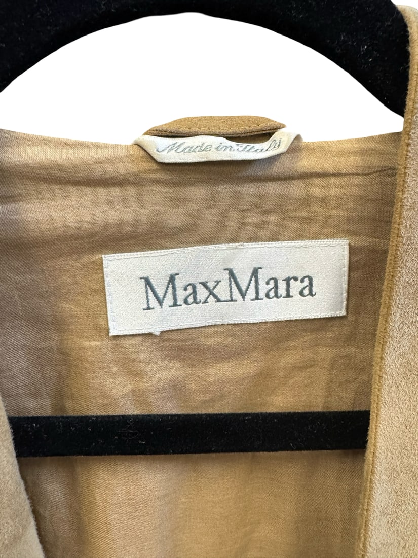 Max Mara Labeled Suede Style Jacket - 2