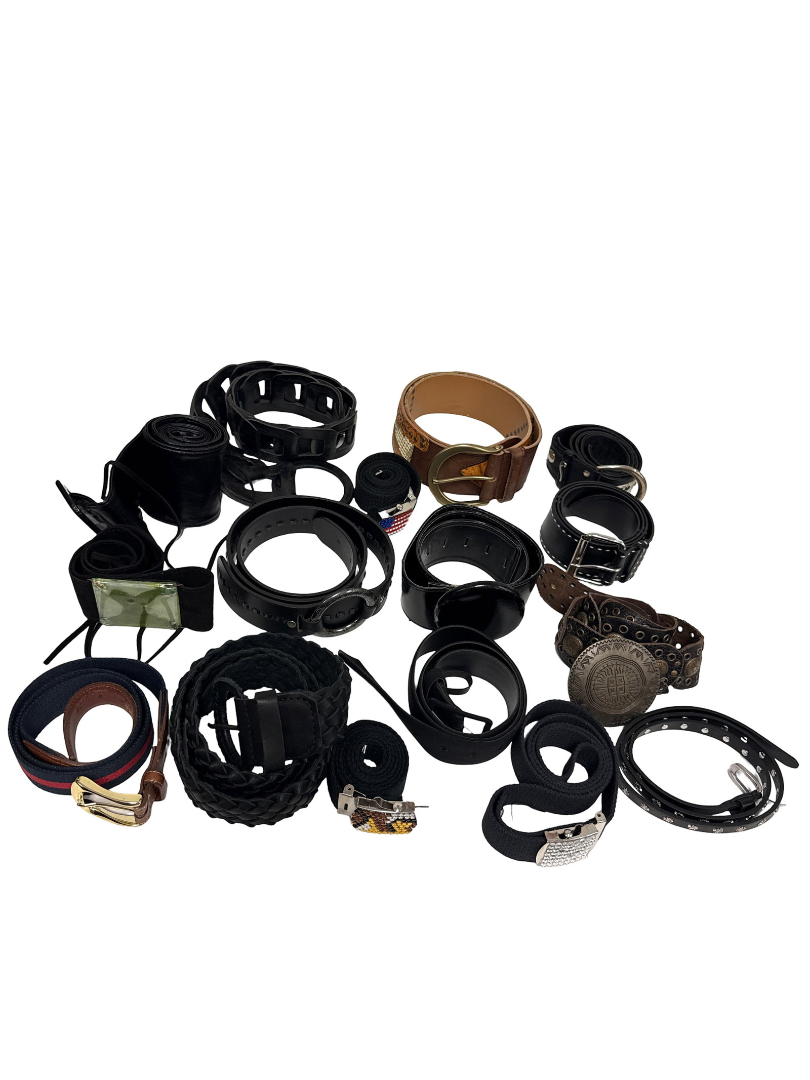 Assorted Lot of 15+ Mens & Womens Belts (1 of 3)