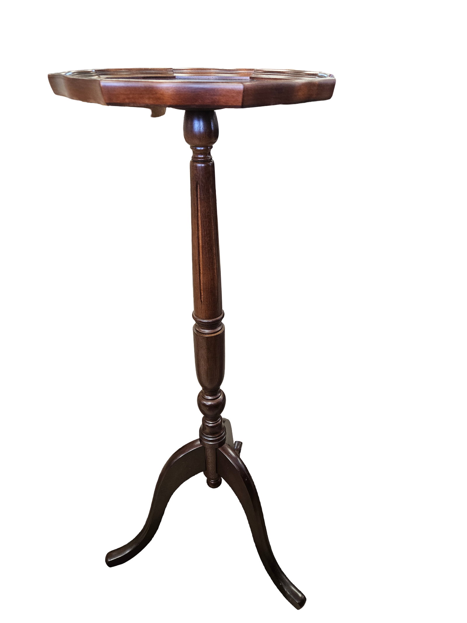 Neoclassical Style Leather Top Table - 3