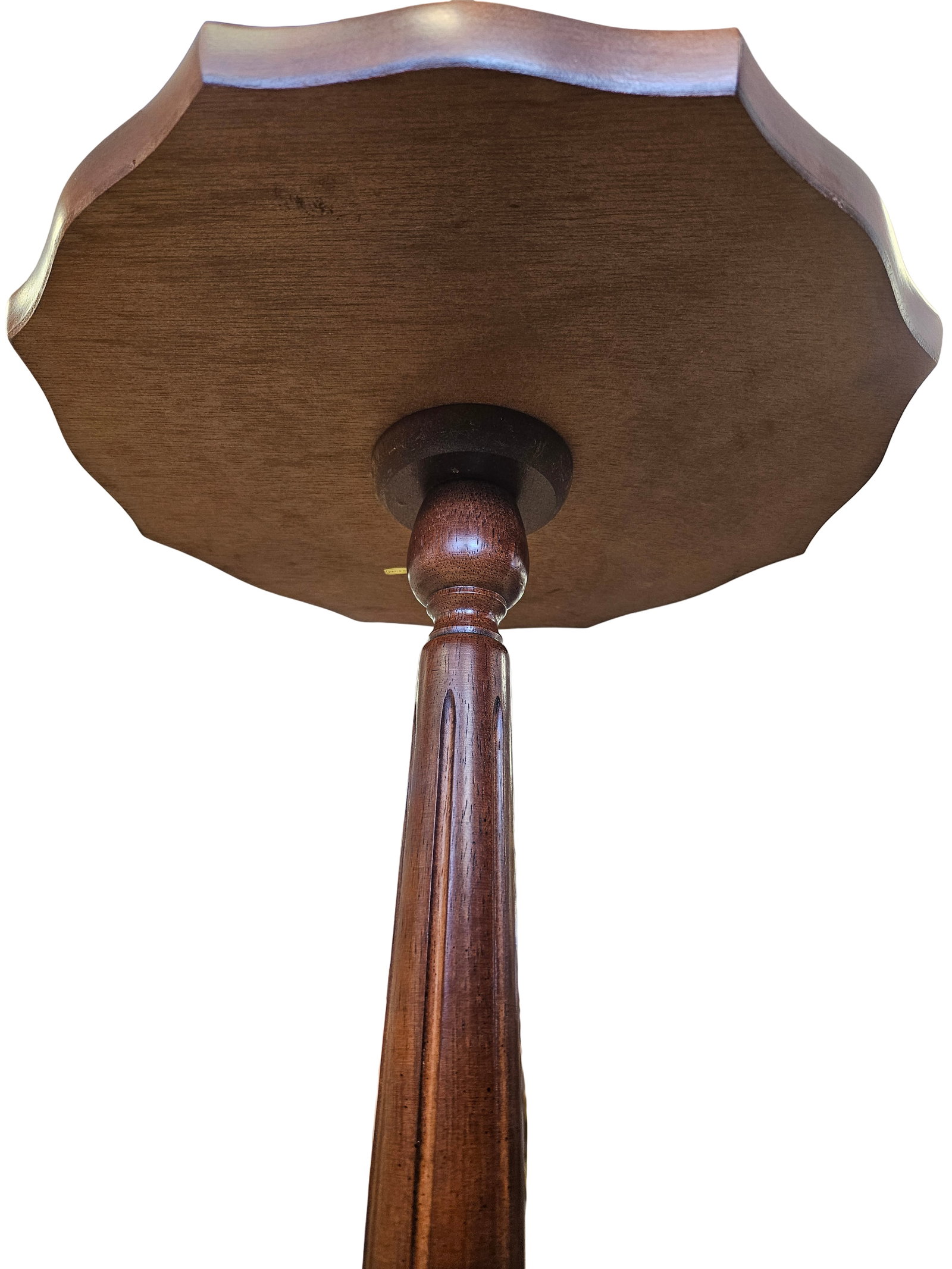 Neoclassical Style Leather Top Table - 4