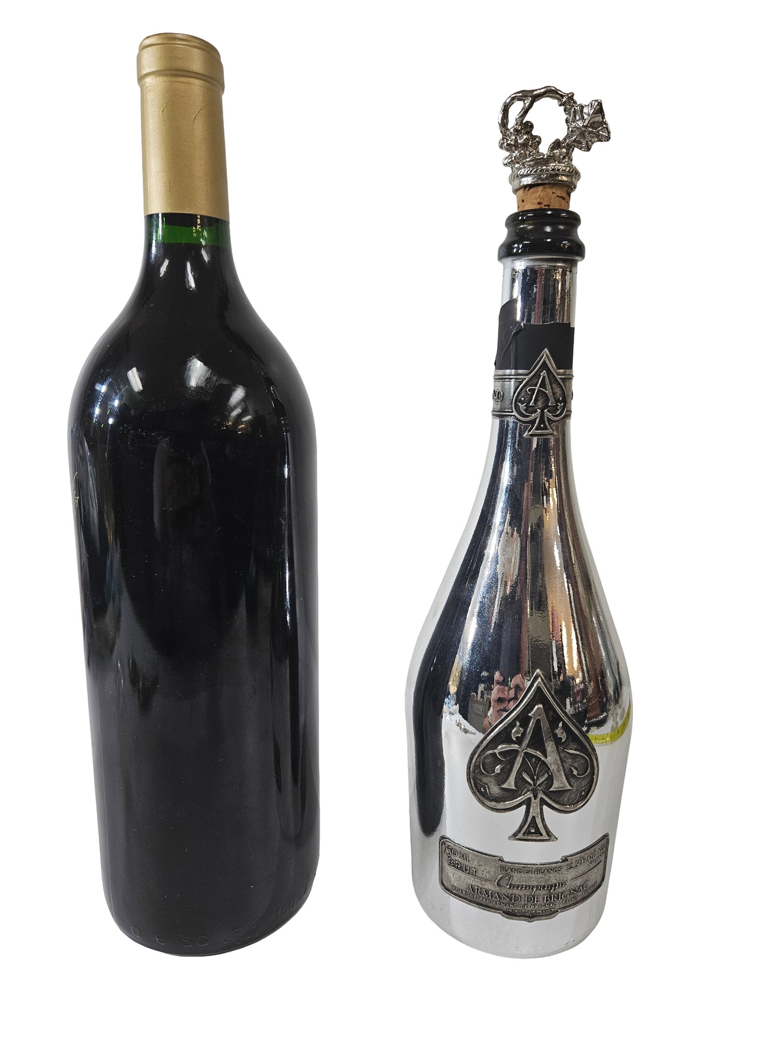 Armand de Brignac Silver Display Bottle - 2