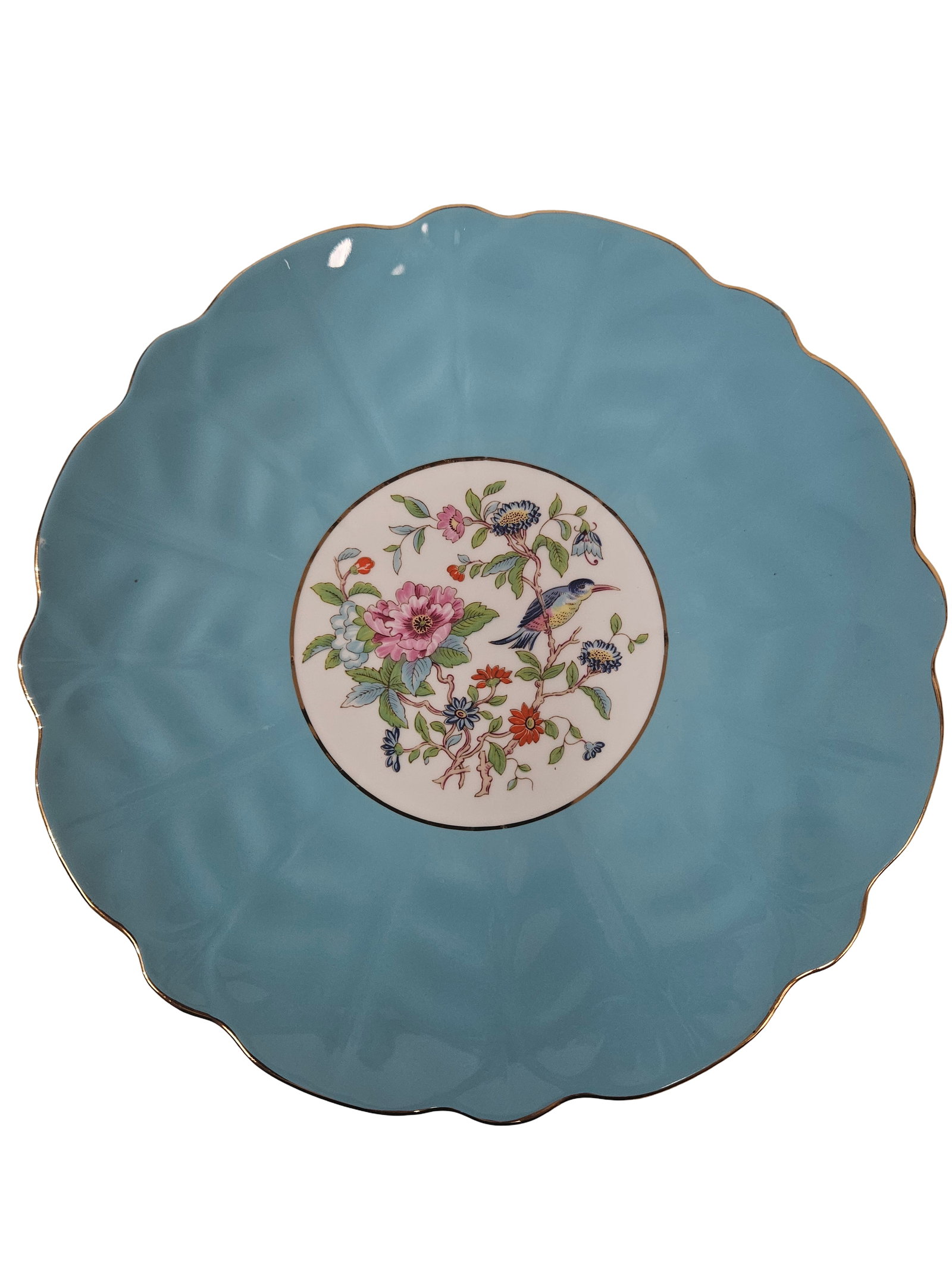 Assorted English Bone Plates - 4pc - 4