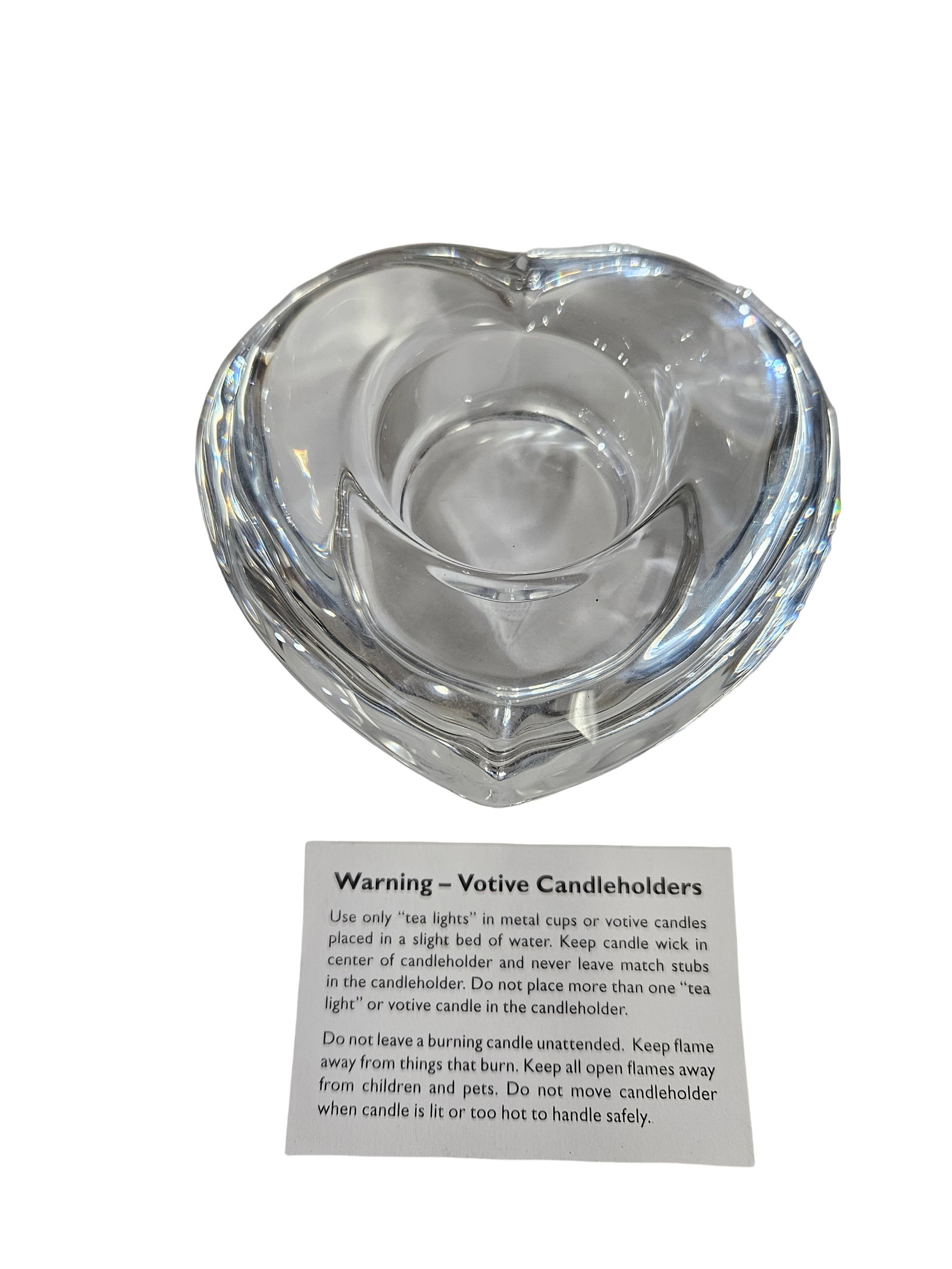 Orrefors Lars Hellsten Crystal Votive - 3