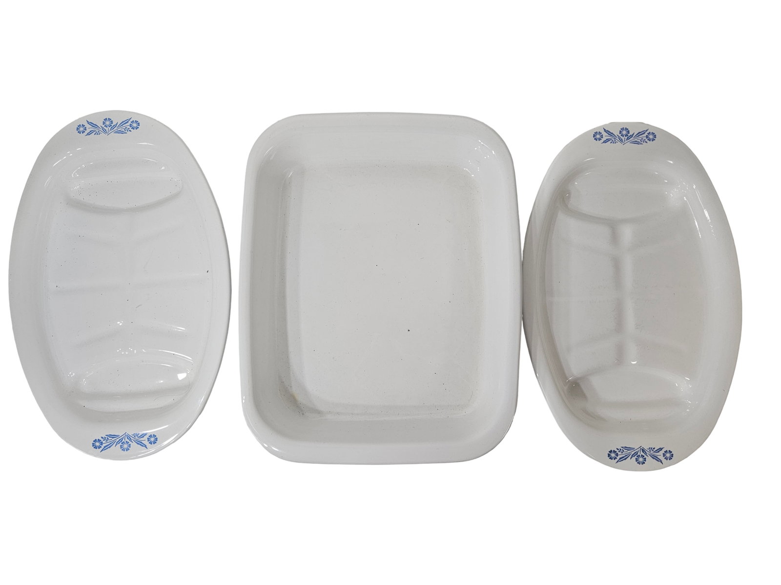 3pc Vintage Style Blue Cornflower Set (1 of 8)