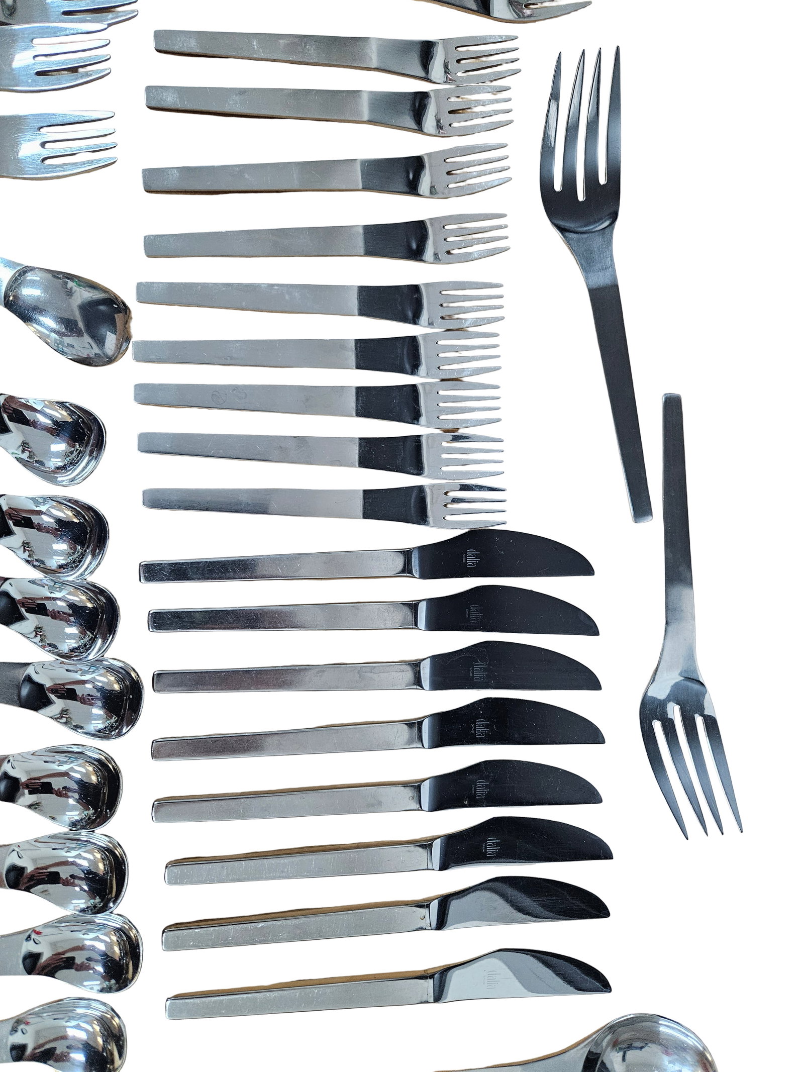 50+ Pc Dalia MCM Stainless Flatware Set - 4